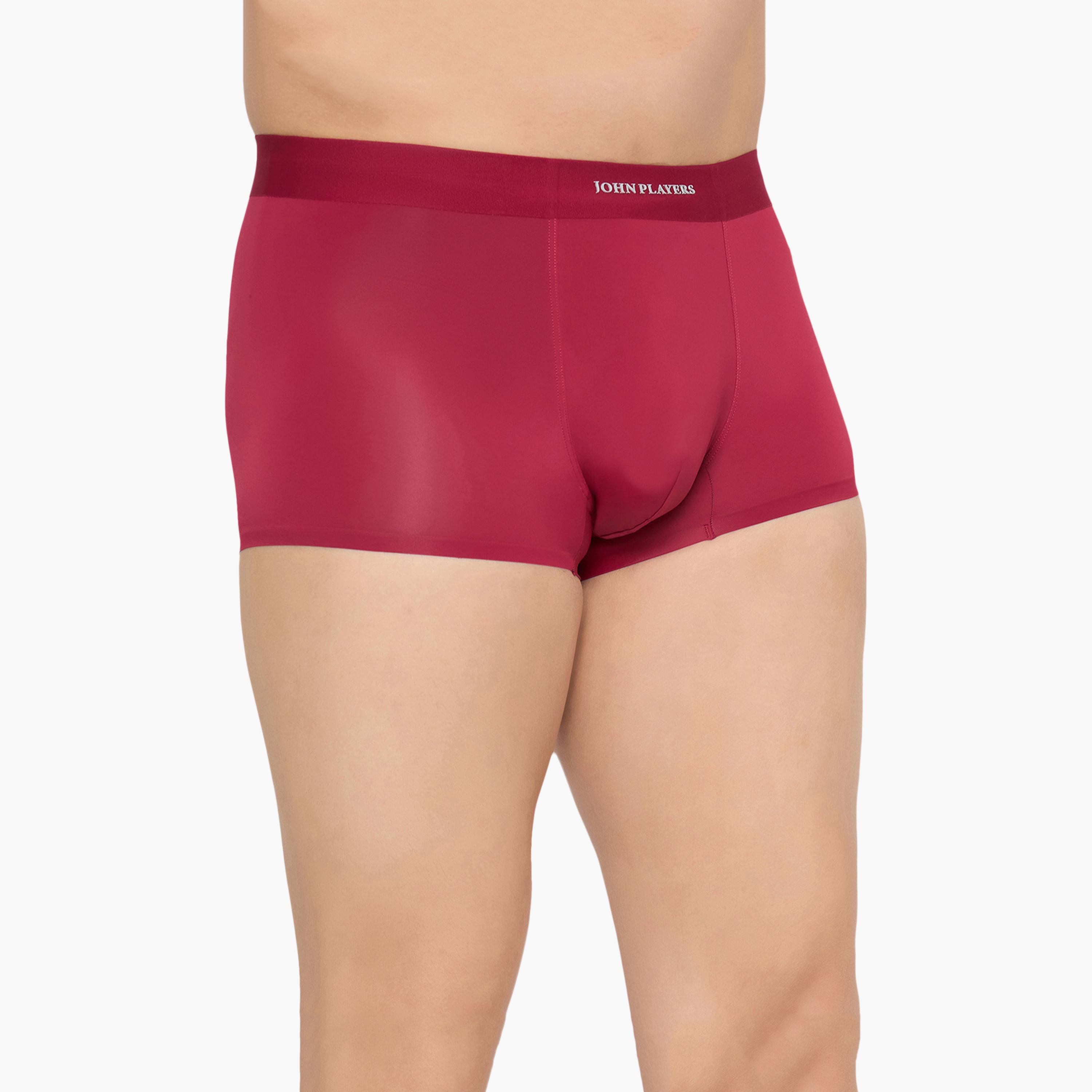John Player Pack of 2 Brand Print Waistband Men's Trunks-men-clothing-innerwear-underwear-image-3