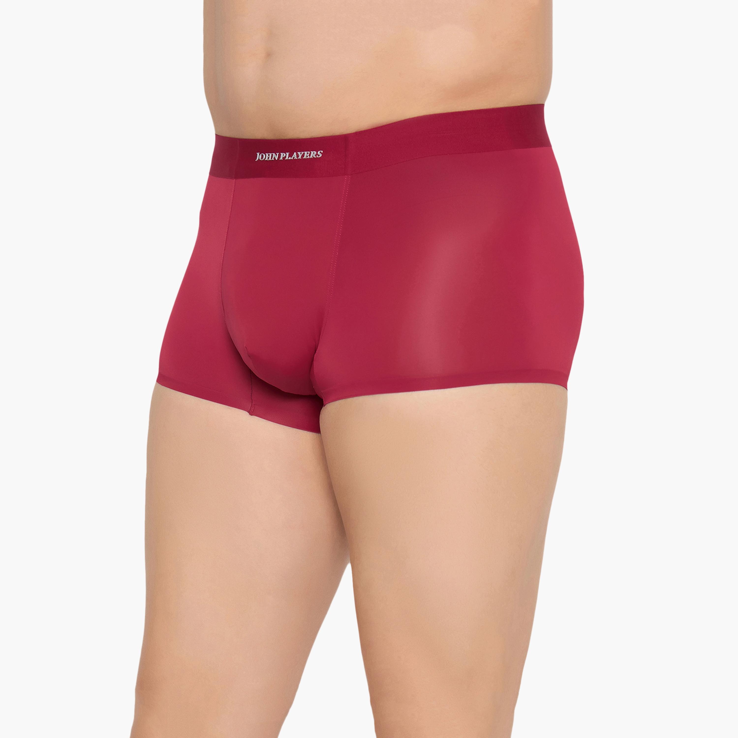طقم قطعتين سراويل داخلية رجالية بخصر مطبوع بشعار الماركة من جون بلاير-men-clothing-innerwear-underwear-image-2