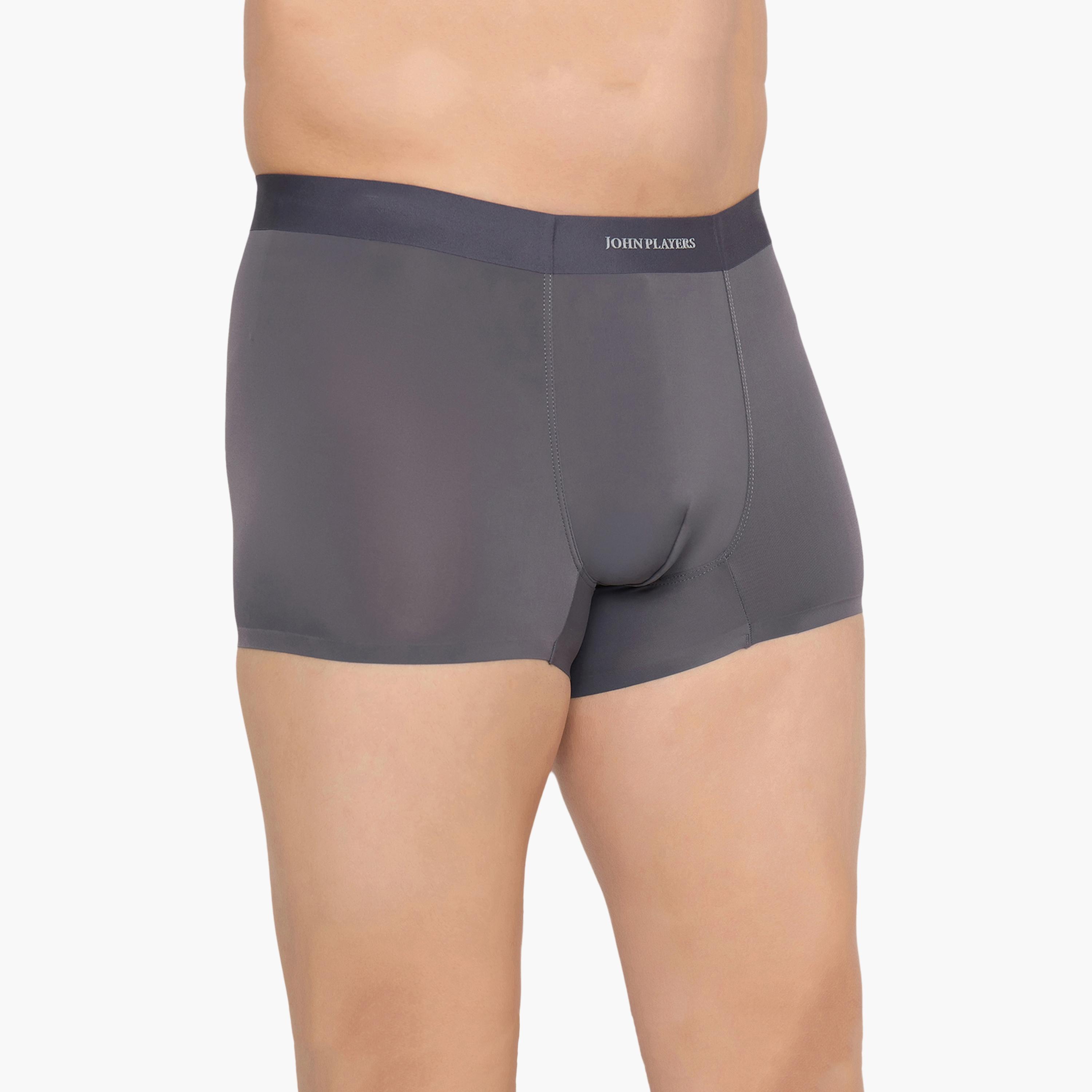 طقم قطعتين سراويل داخلية رجالية بخصر مطبوع بشعار الماركة من جون بلاير-men-clothing-innerwear-underwear-image-3