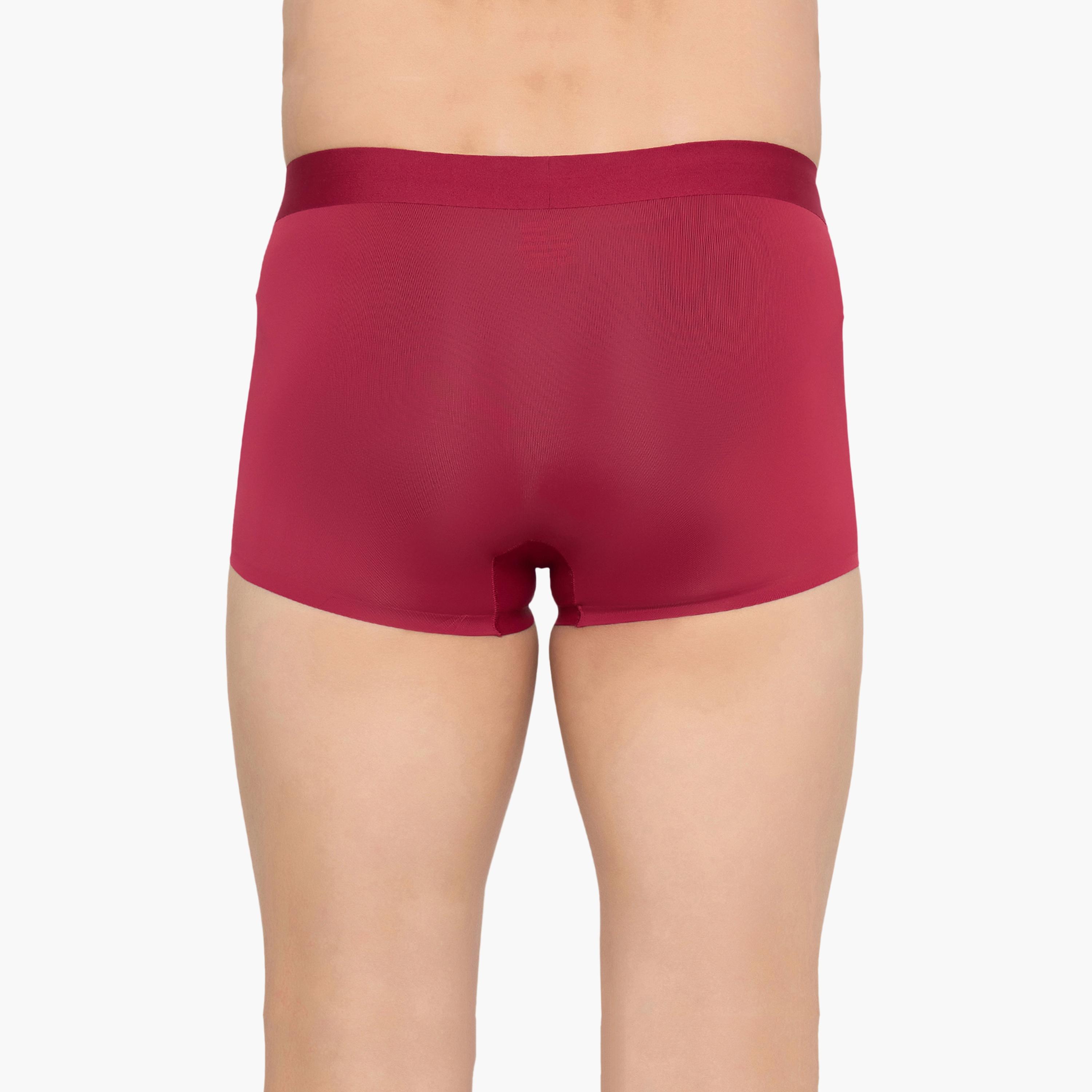 John Player Pack of 2 Brand Print Waistband Men's Trunks-men-clothing-innerwear-underwear-image-4