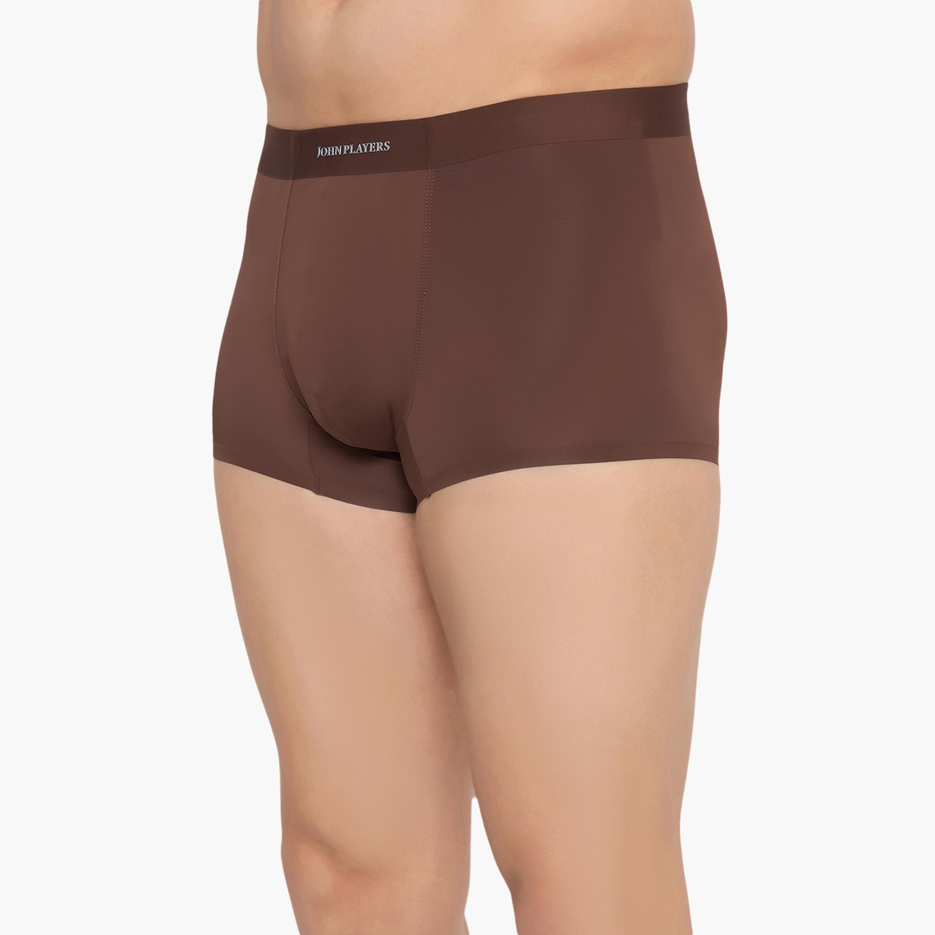 طقم قطعتين سراويل داخلية رجالية بخصر مطبوع بشعار الماركة من جون بلاير-men-clothing-innerwear-underwear-image-2