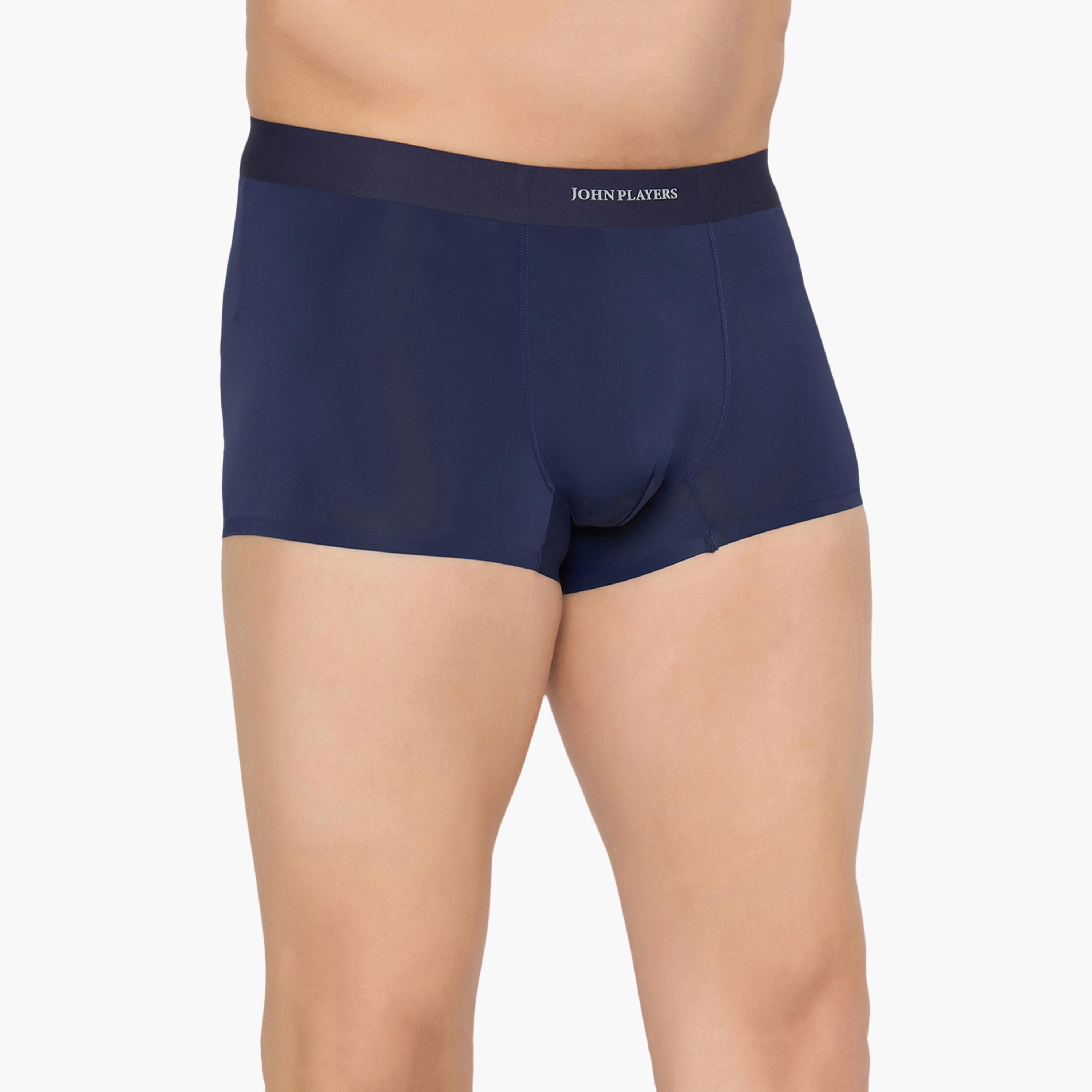 طقم قطعتين سراويل داخلية رجالية بخصر مطبوع بشعار الماركة من جون بلاير-men-clothing-innerwear-underwear-image-3