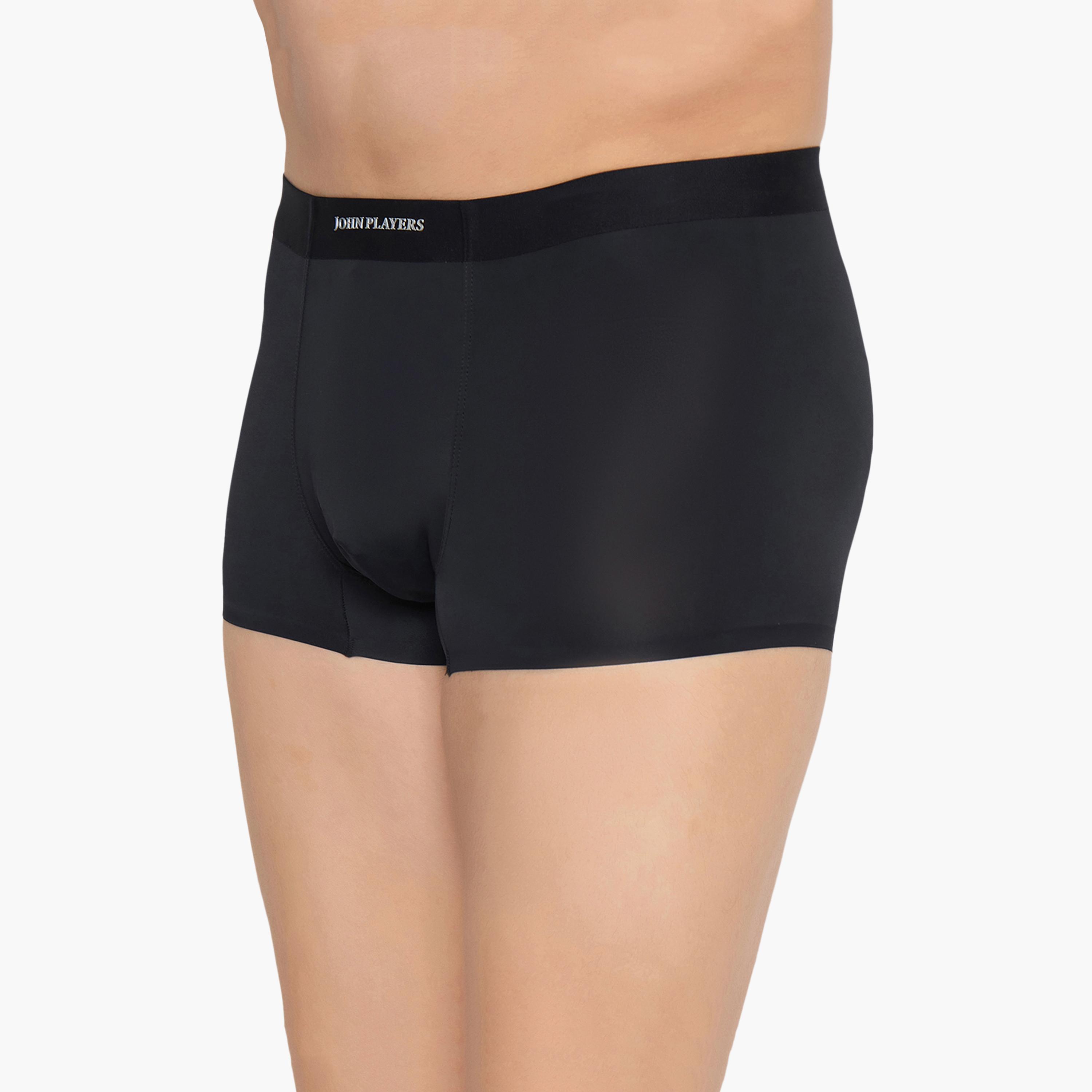 طقم قطعتين سراويل داخلية رجالية بخصر مطبوع بشعار الماركة من جون بلاير-men-clothing-innerwear-underwear-image-3