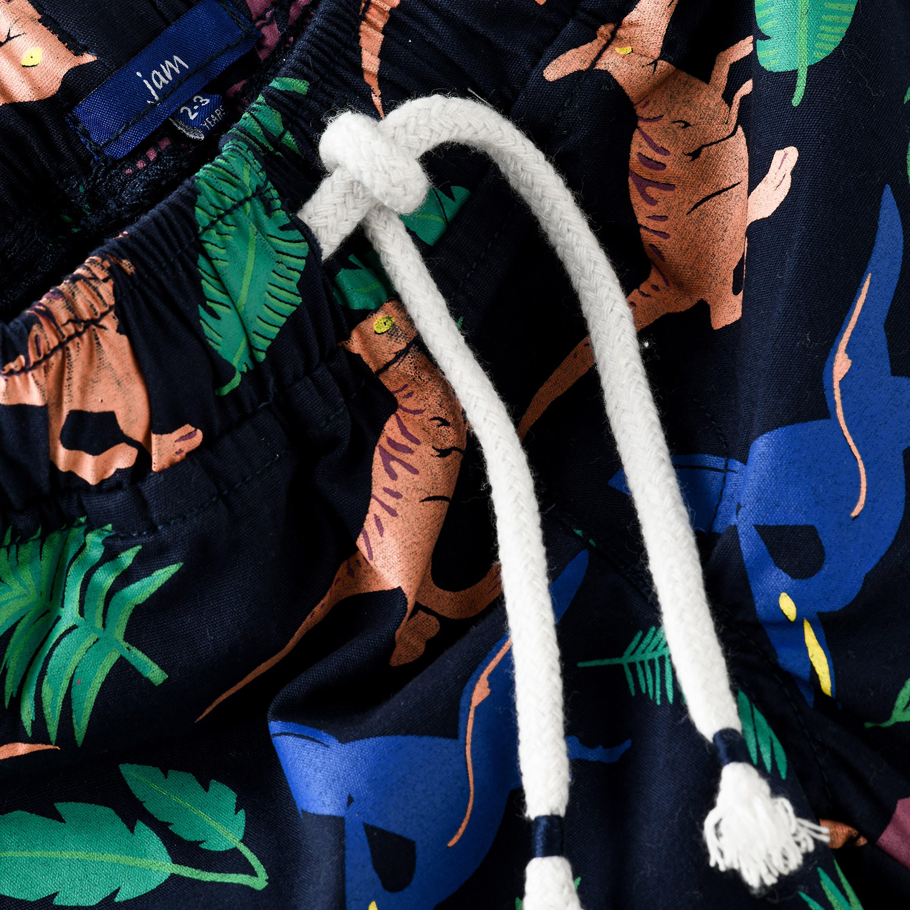 UniqKidz Printed Elasticated & Drawstring Shorts-boys-clothing-bottoms-shorts-image-5