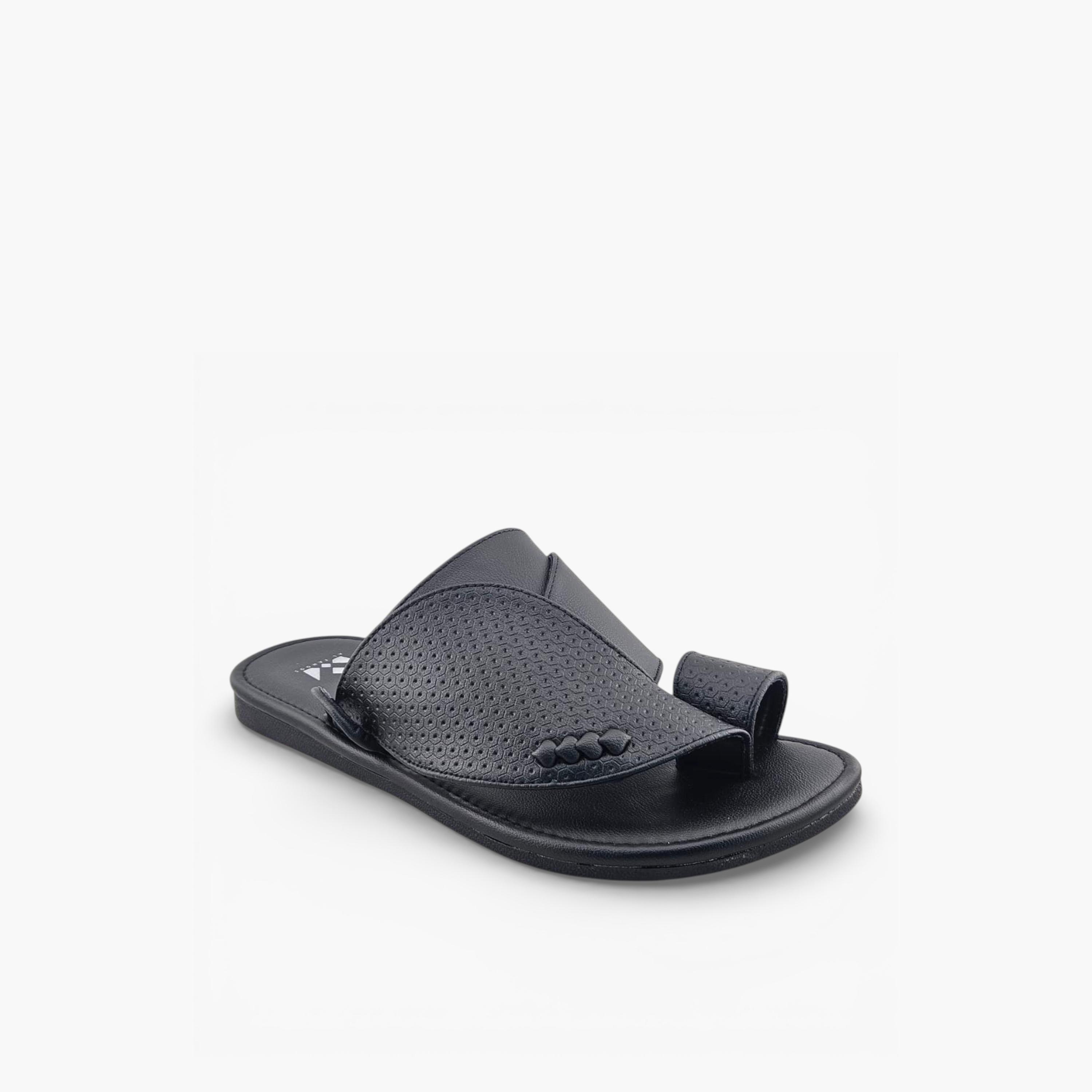 Al Fanoos Men's Slip-On Najd Comfort Arabic Sandals | JZ-E309-men-shoes-sandals-image-1