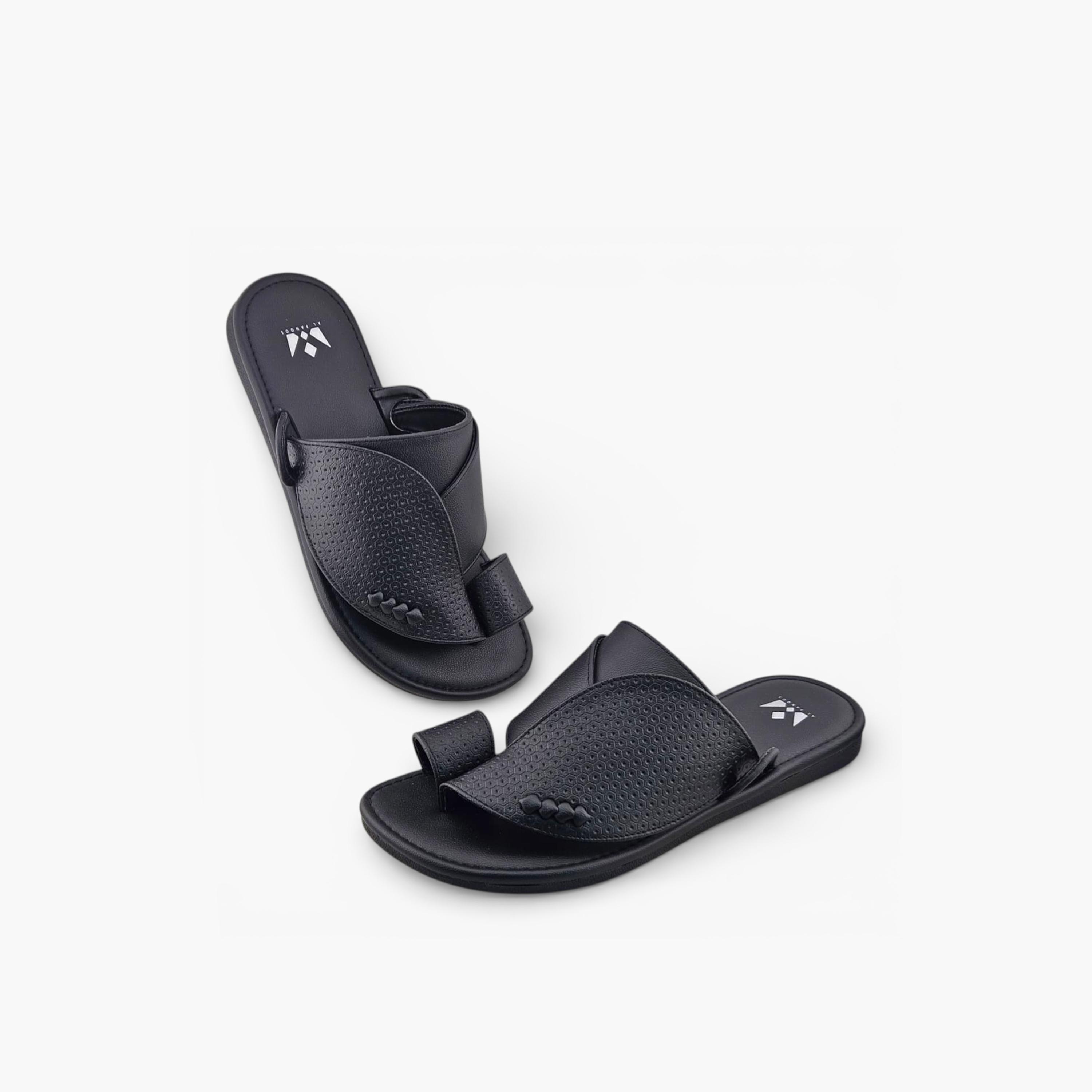Al Fanoos Men's Slip-On Najd Comfort Arabic Sandals | JZ-E309-men-shoes-sandals-image-4