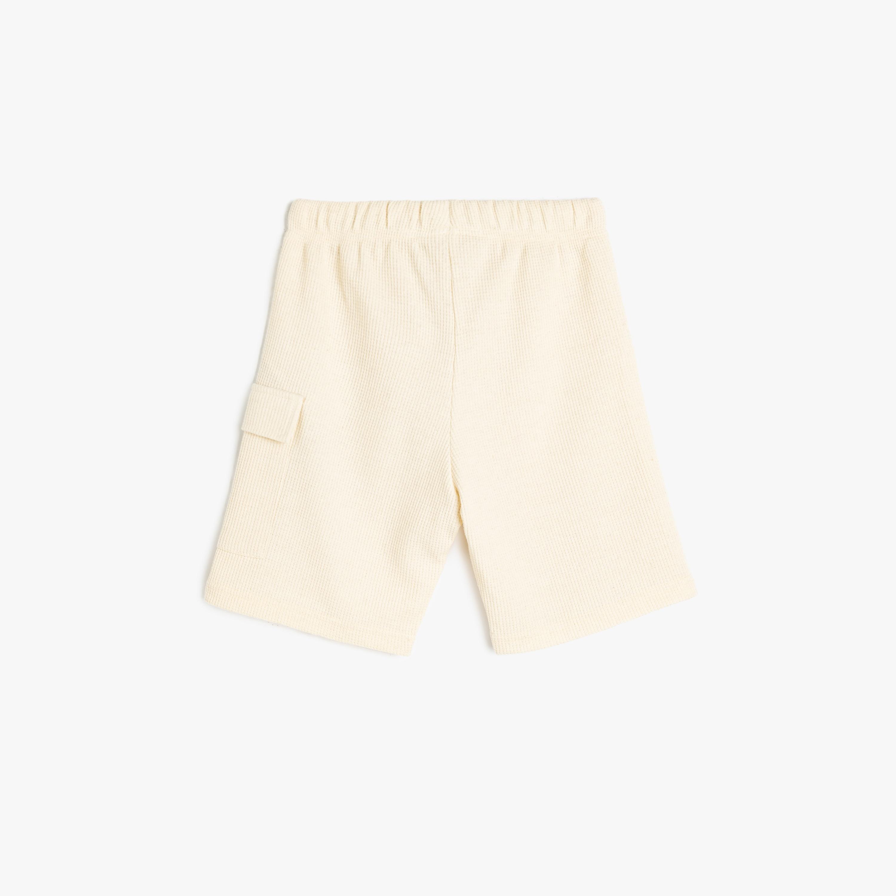شورت برباط شد مطاطي، سادة من كوتون-boys-clothing-bottoms-shorts-image-2
