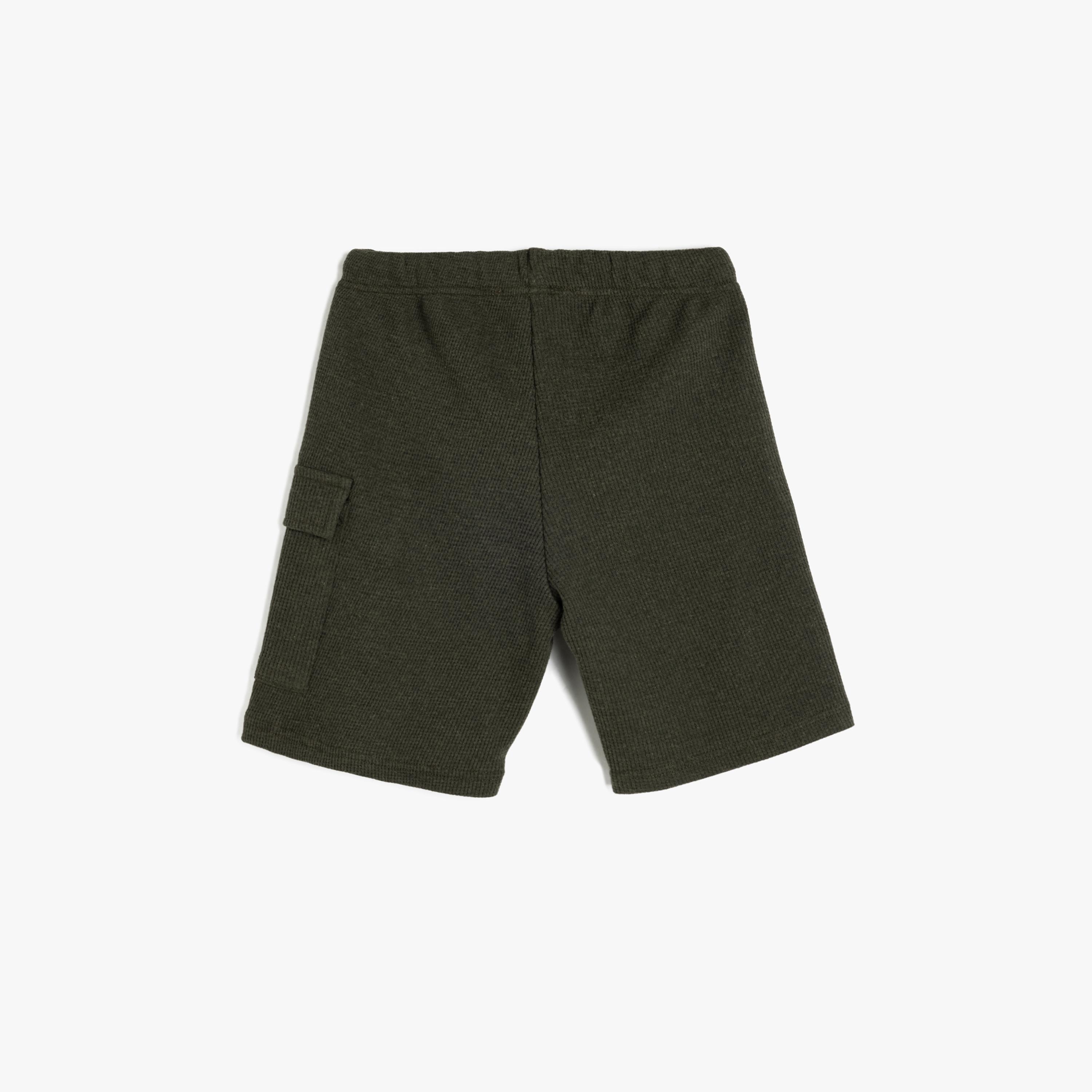 شورت برباط شد مطاطي، سادة من كوتون-boys-clothing-bottoms-shorts-image-2