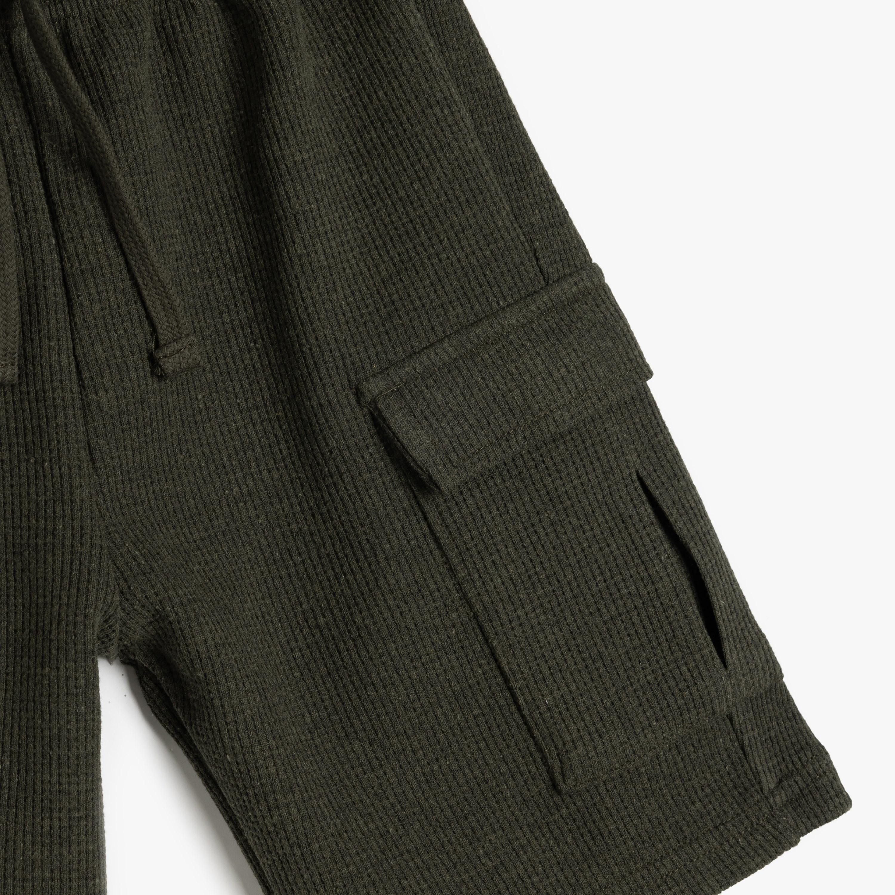 شورت برباط شد مطاطي، سادة من كوتون-boys-clothing-bottoms-shorts-image-3
