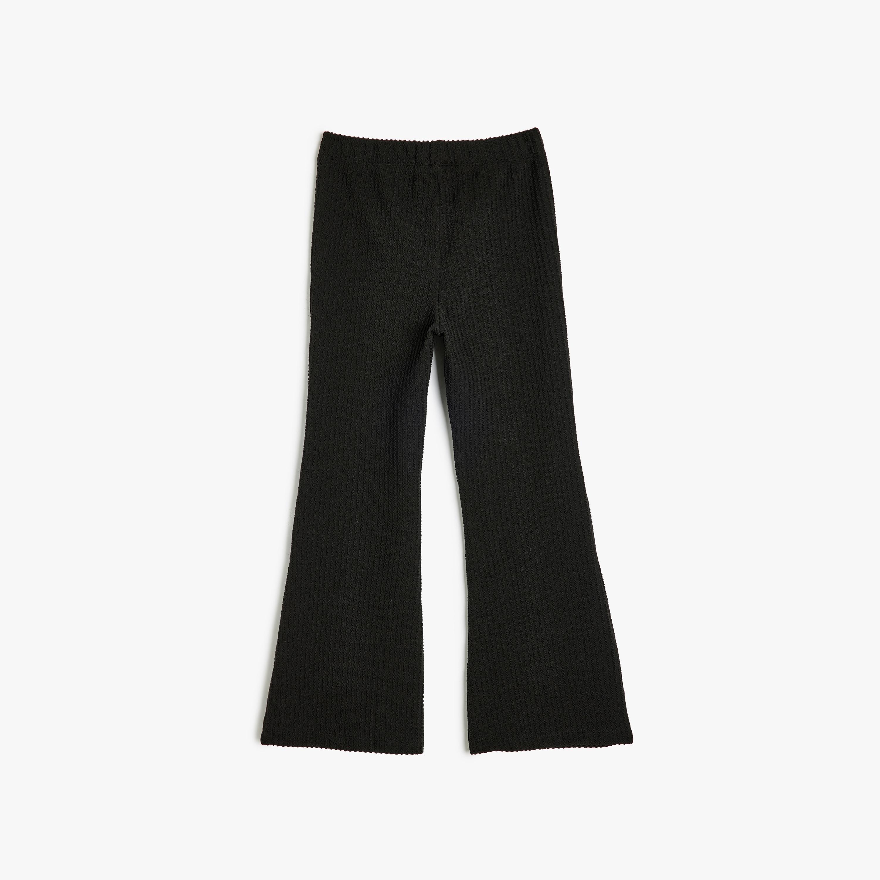 Koton Solid Elasticated Track Pants-girls-clothing-bottoms-trousers-image-2