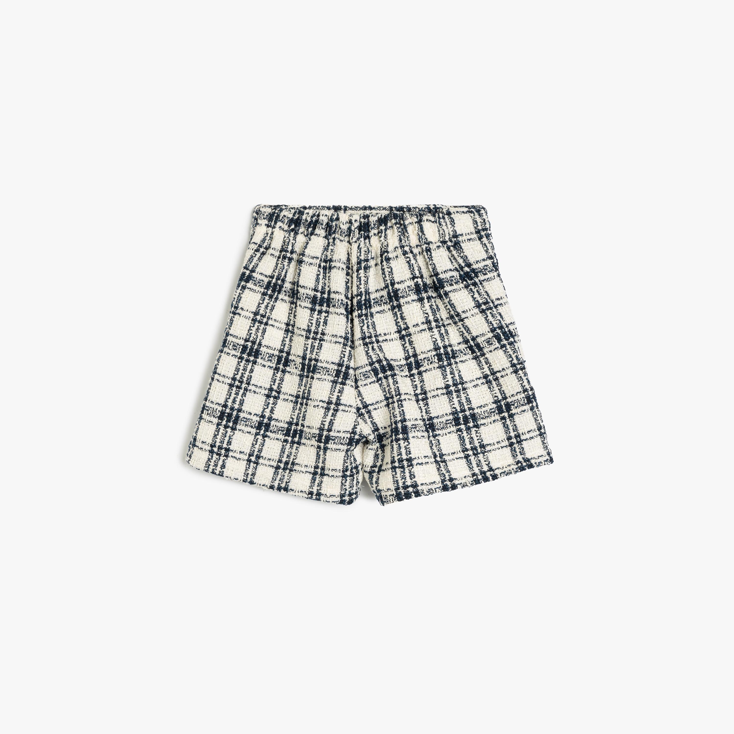 Koton Striped Elasticated Shorts-girls-clothing-bottoms-shorts-image-2