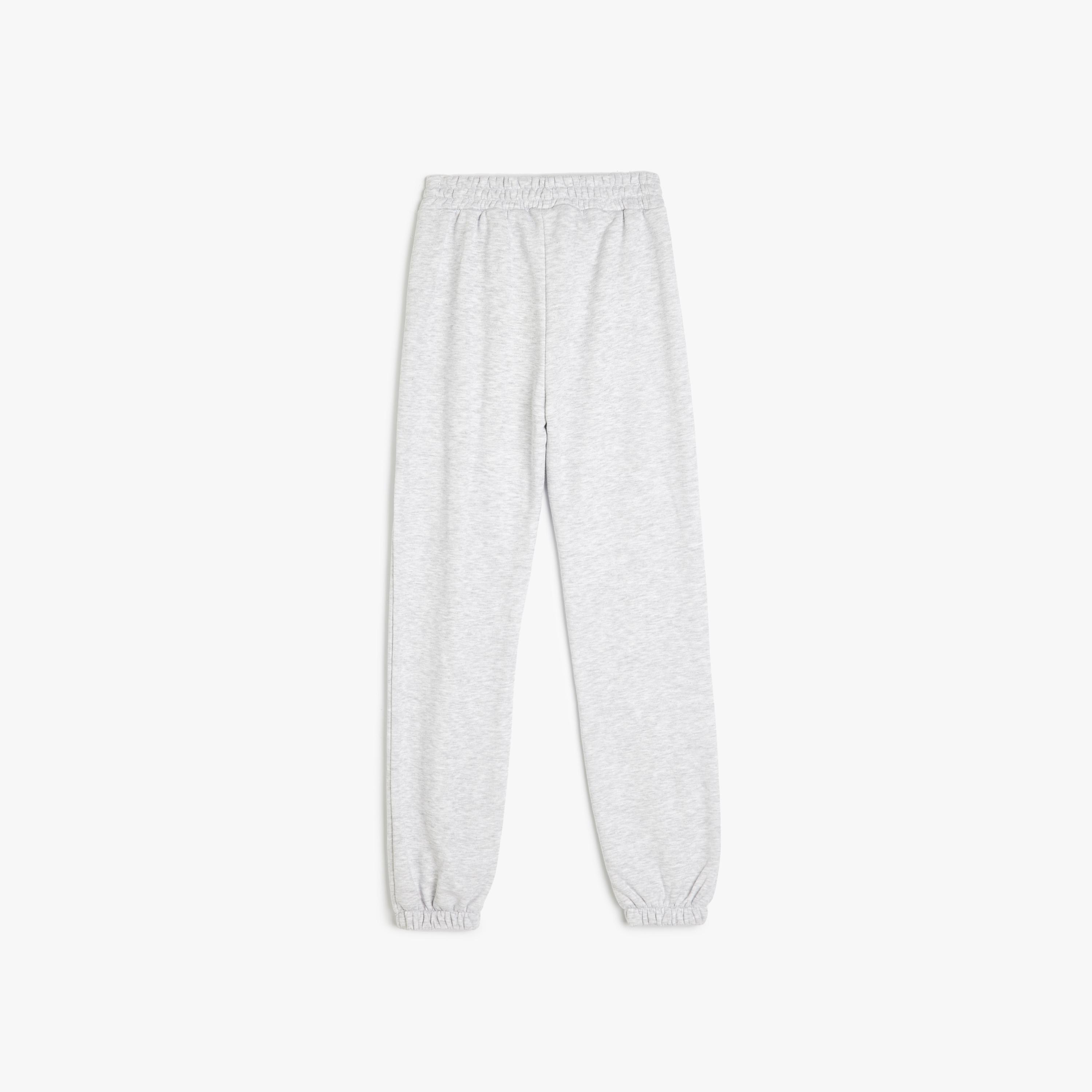 Koton Solid Elasticated Joggers-girls-clothing-bottoms-joggersandtrackpants-image-2