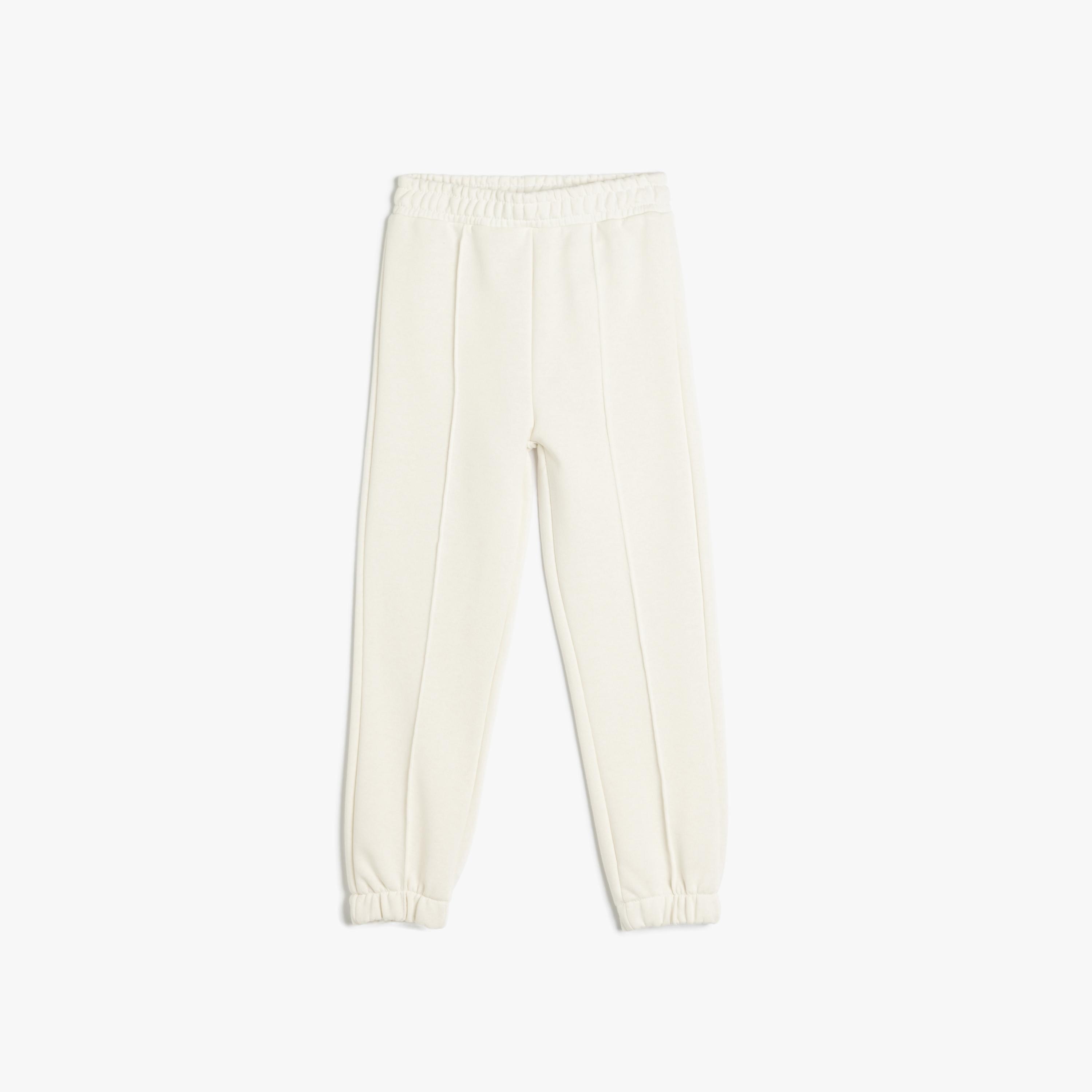 Koton Solid Elasticated Joggers-girls-clothing-bottoms-joggersandtrackpants-image-1
