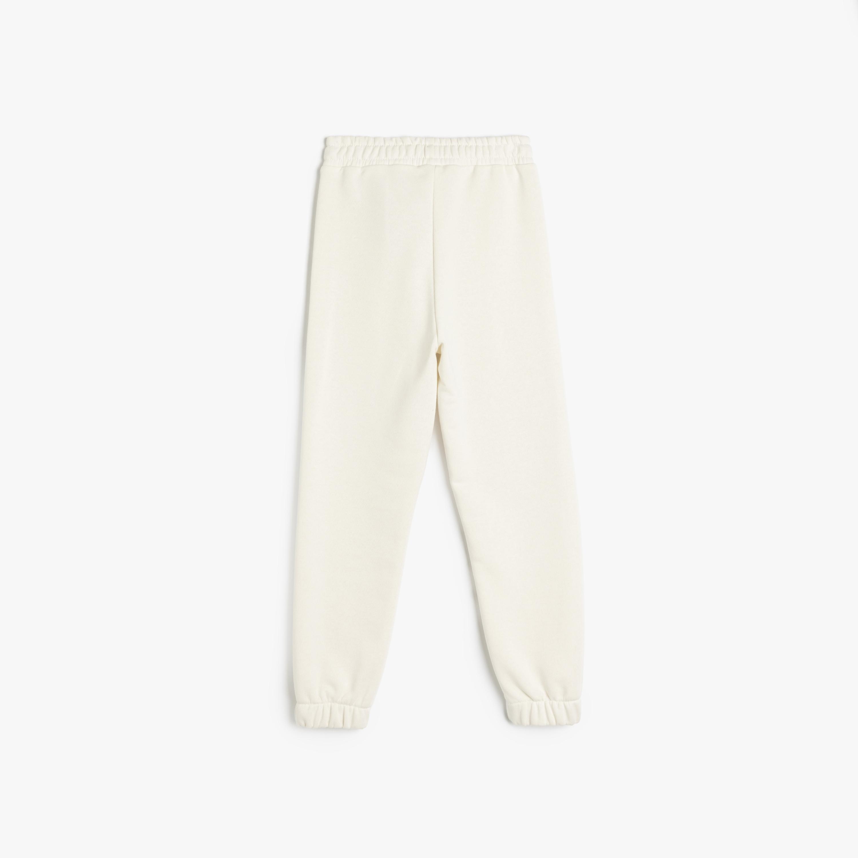 Koton Solid Elasticated Joggers-girls-clothing-bottoms-joggersandtrackpants-image-2