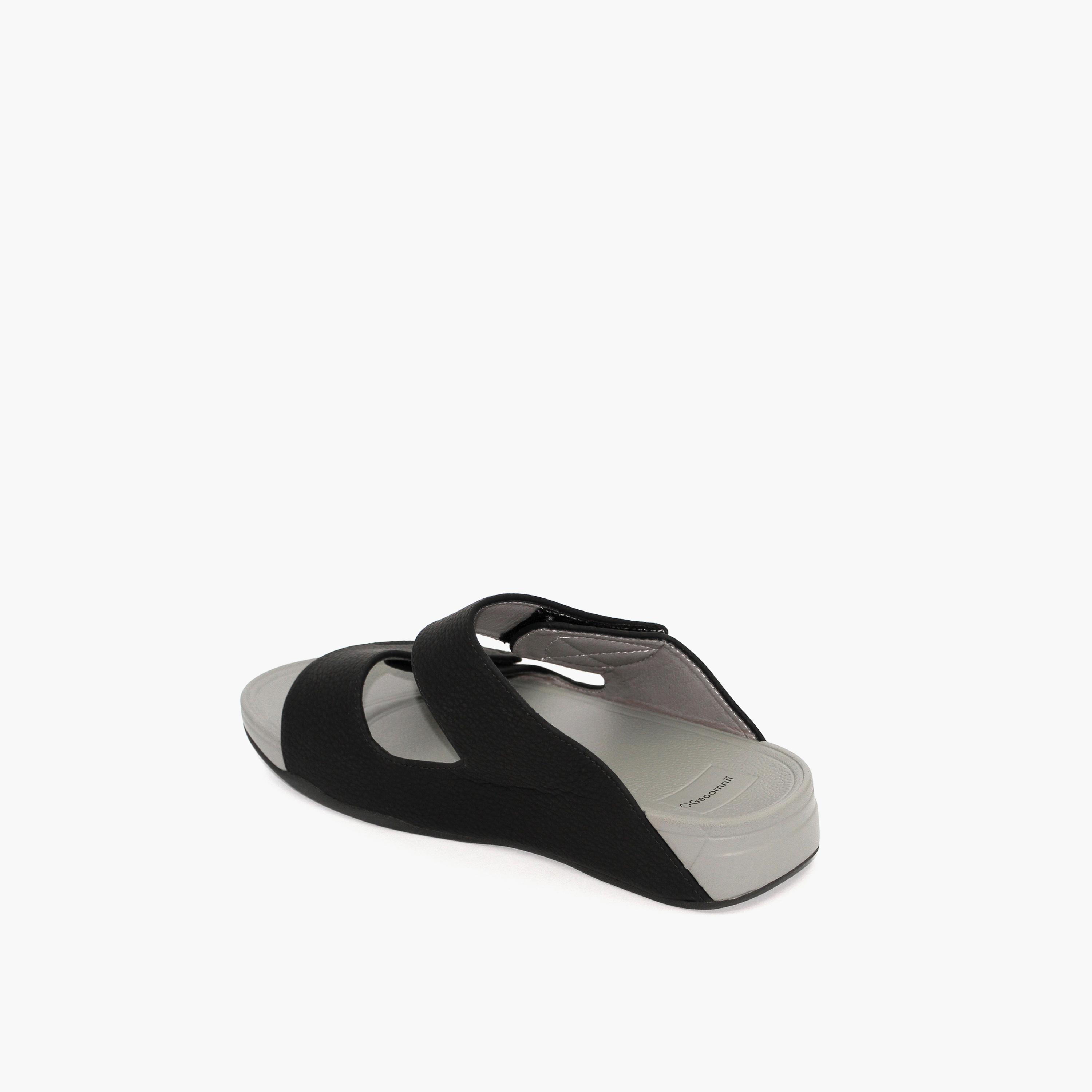 Geoomnii Boys Slip-On Aveline Slide Sandals | K-F306-BLACK-boys-shoes-sandals-image-3