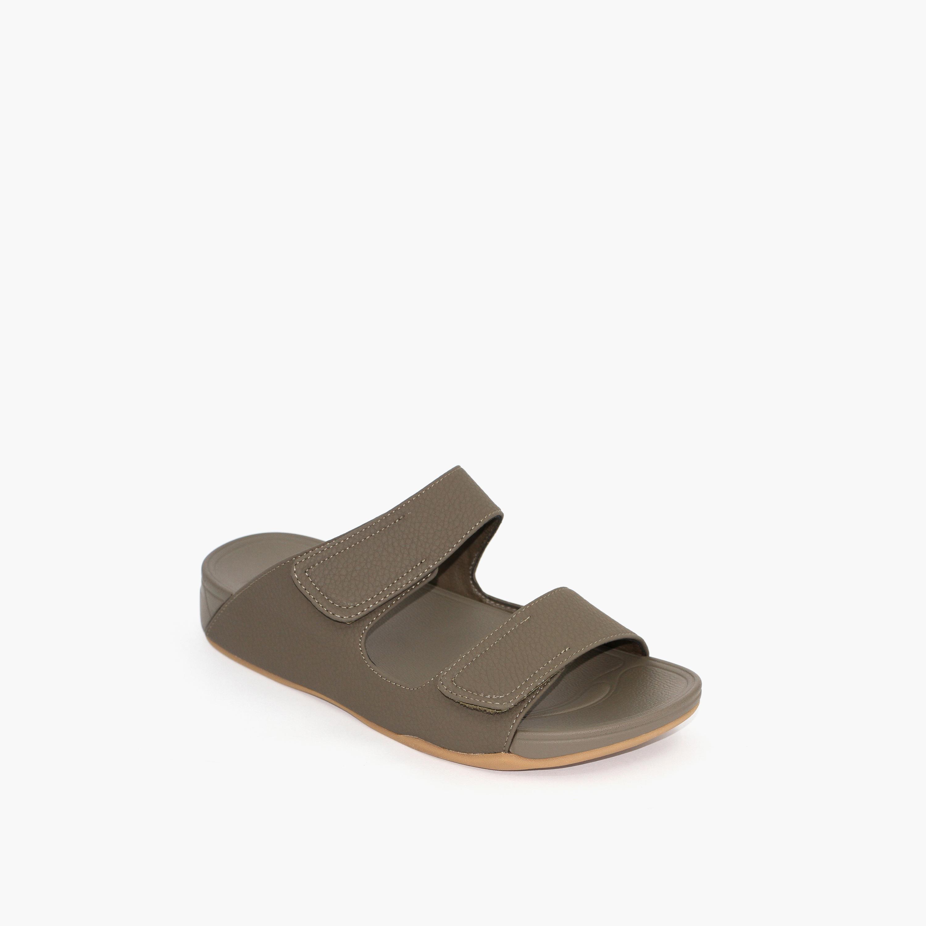 Geoomnii Boys Slip-On Aveline Slide Sandals | K-F306-BLACK-boys-shoes-sandals-image-1