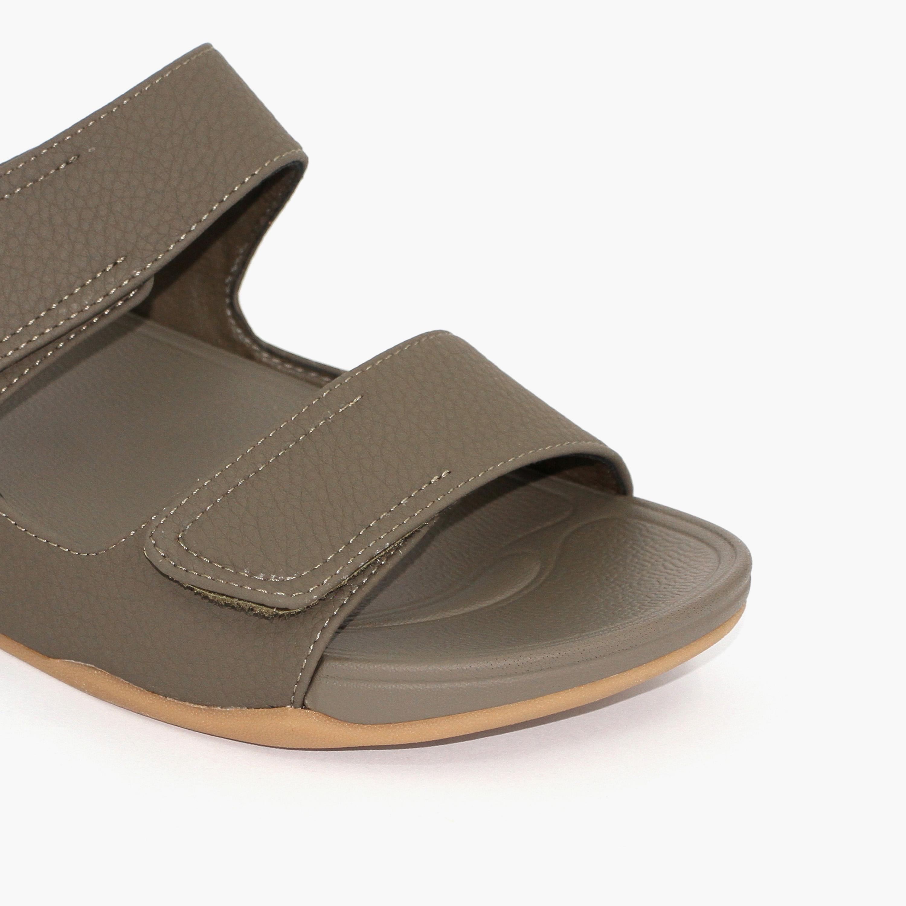 Geoomnii Boys Slip-On Aveline Slide Sandals | K-F306-BLACK-boys-shoes-sandals-image-2