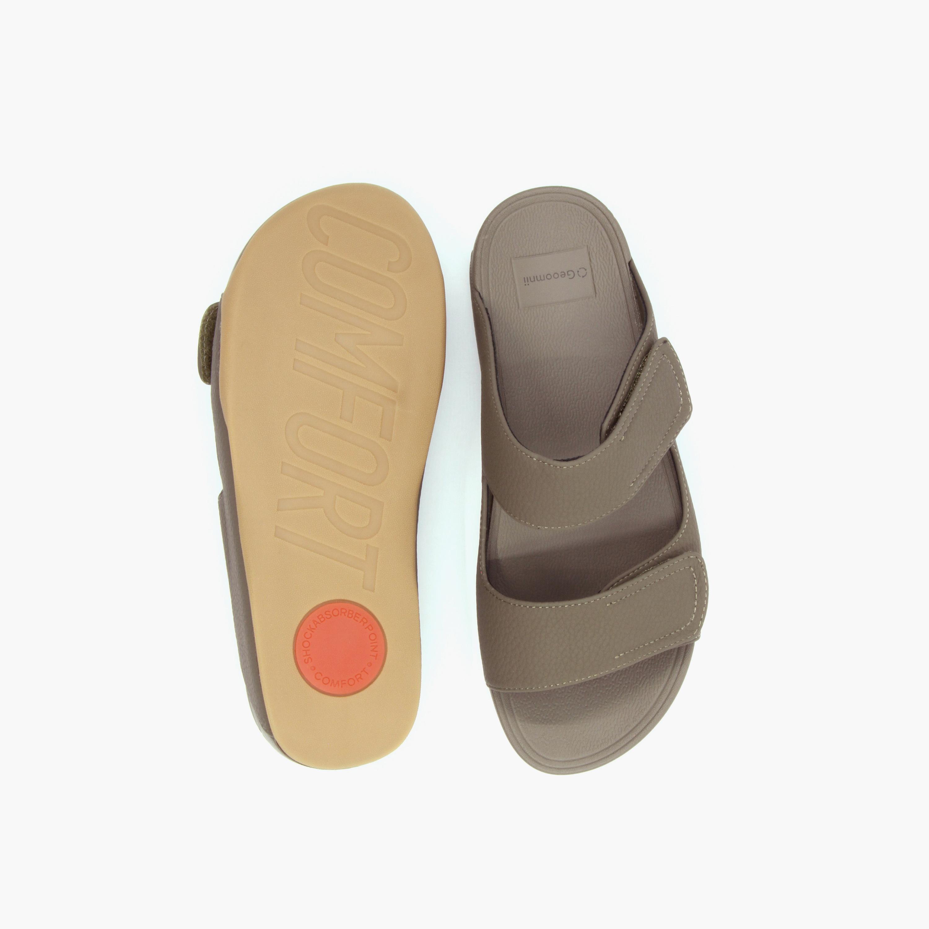 Geoomnii Boys Slip-On Aveline Slide Sandals | K-F306-BLACK-boys-shoes-sandals-image-3
