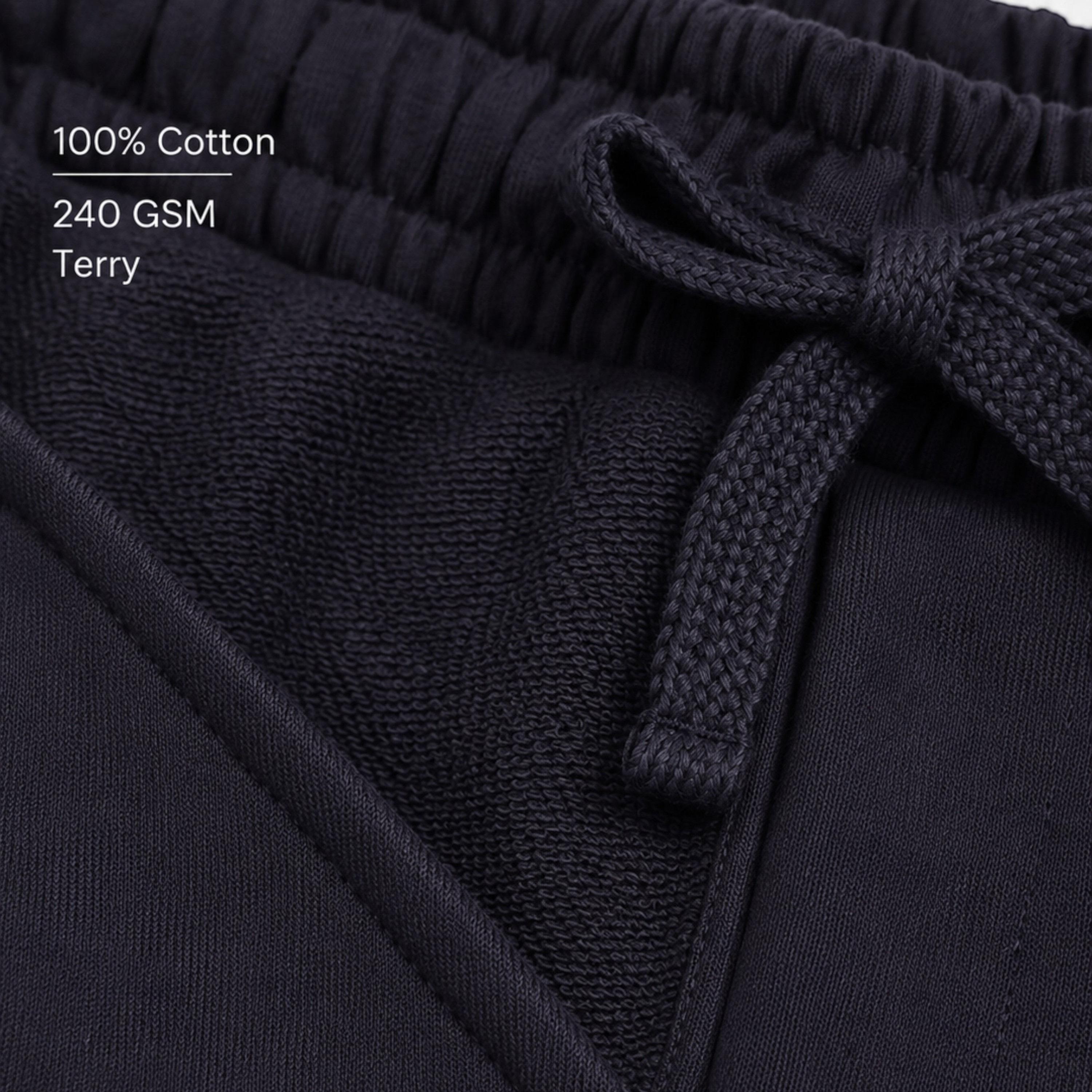طقم جوجرز قطعة واحدة بخصر مطاطي وحبل ربط سادة من فيكتور وجين-boys-clothing-bottoms-joggersandtrackpants-image-6
