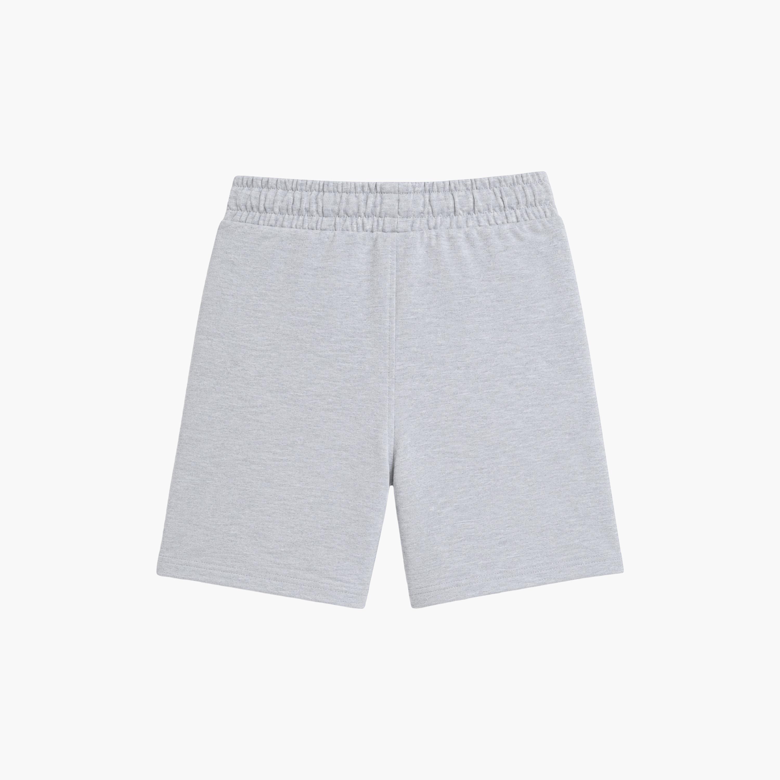 شورت سادة بخصر مطاطي وبرباط من فيكتور أند جين-boys-clothing-bottoms-shorts-image-4