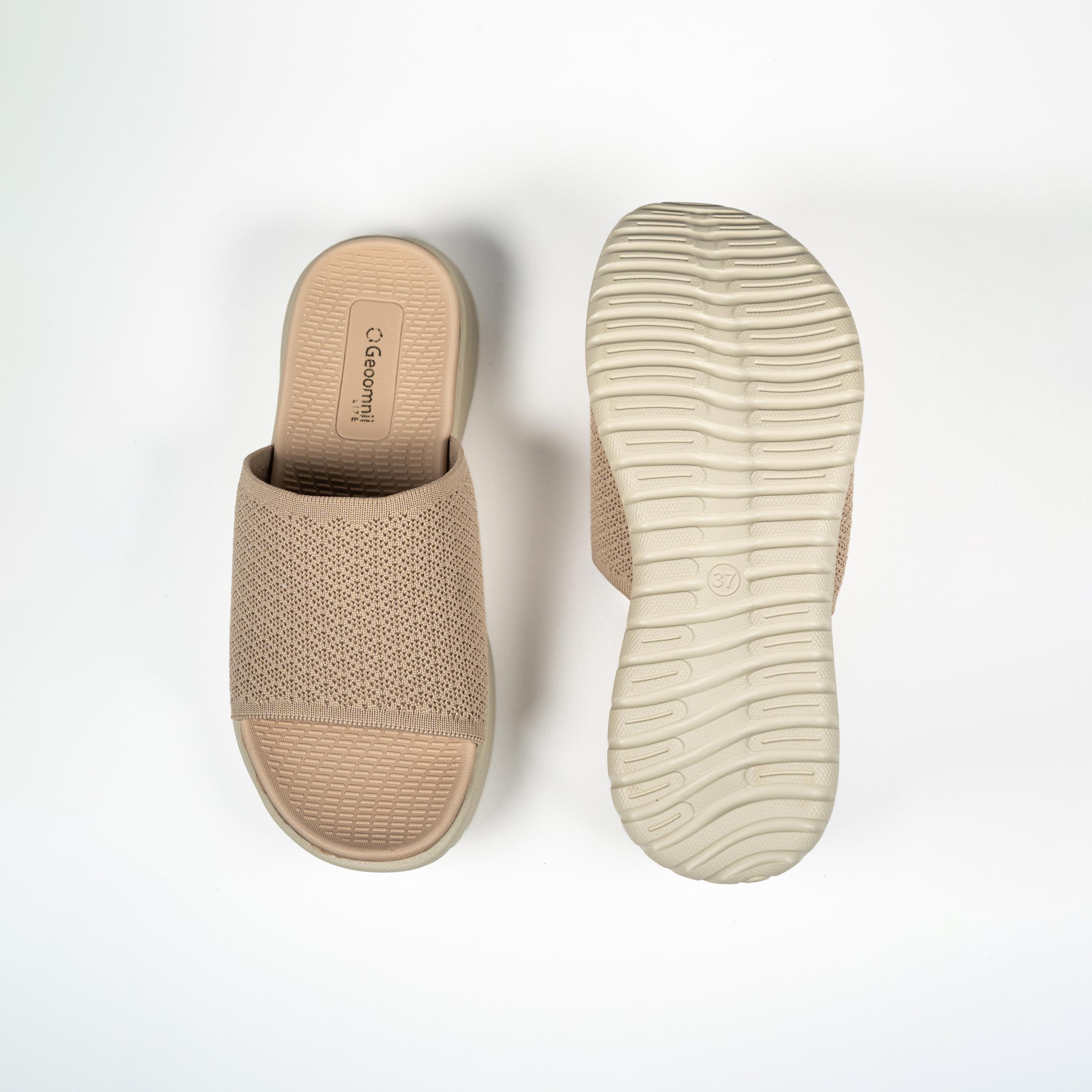 جيومني - صندل جيب سهل الارتداء للنساء | KK253-2-BEIGE-women-shoes-sandals-flats-image-3