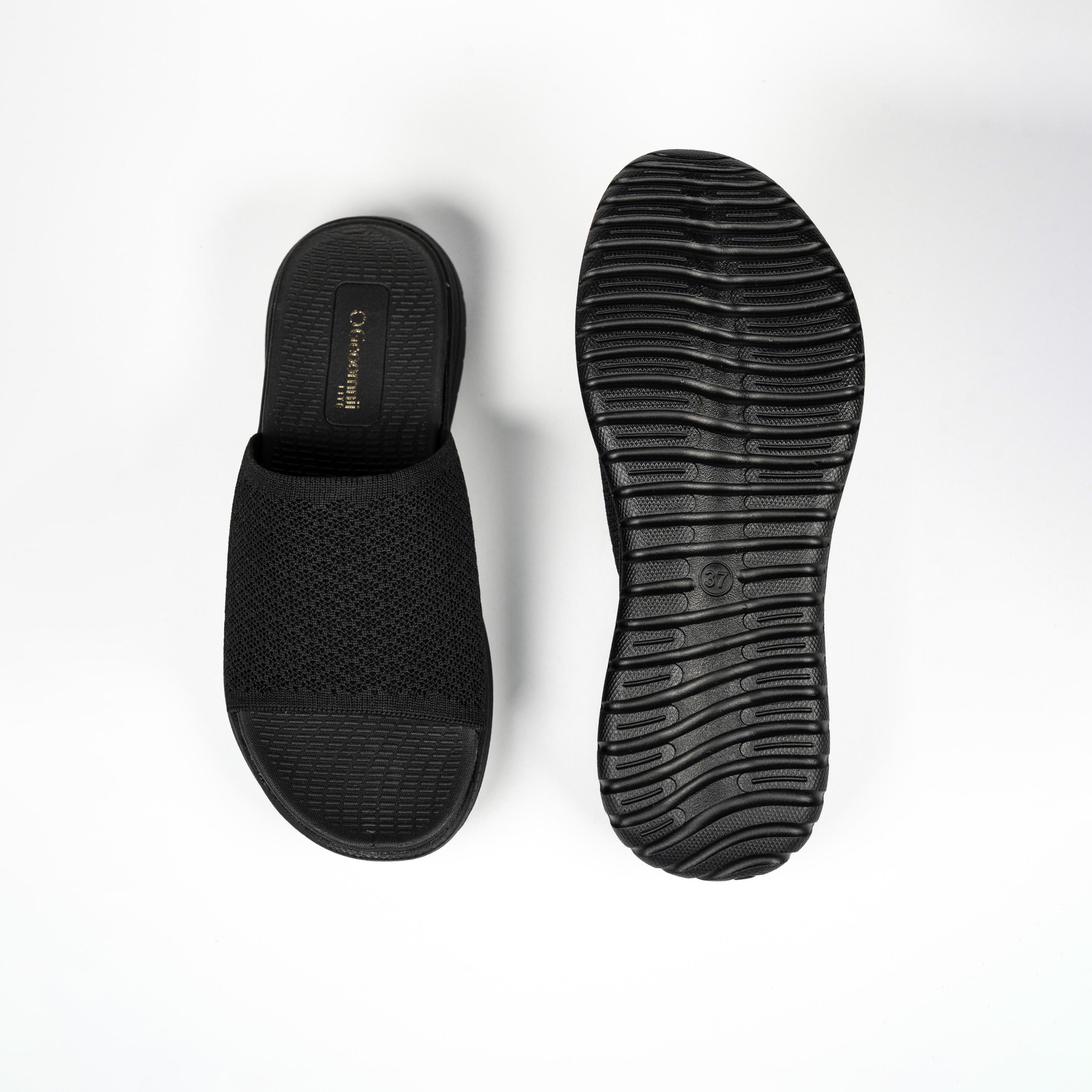 جيومني - صندل كايت سهل الارتداء مسطح للنساء | KK253-2-BLACK-women-shoes-sandals-flats-image-3