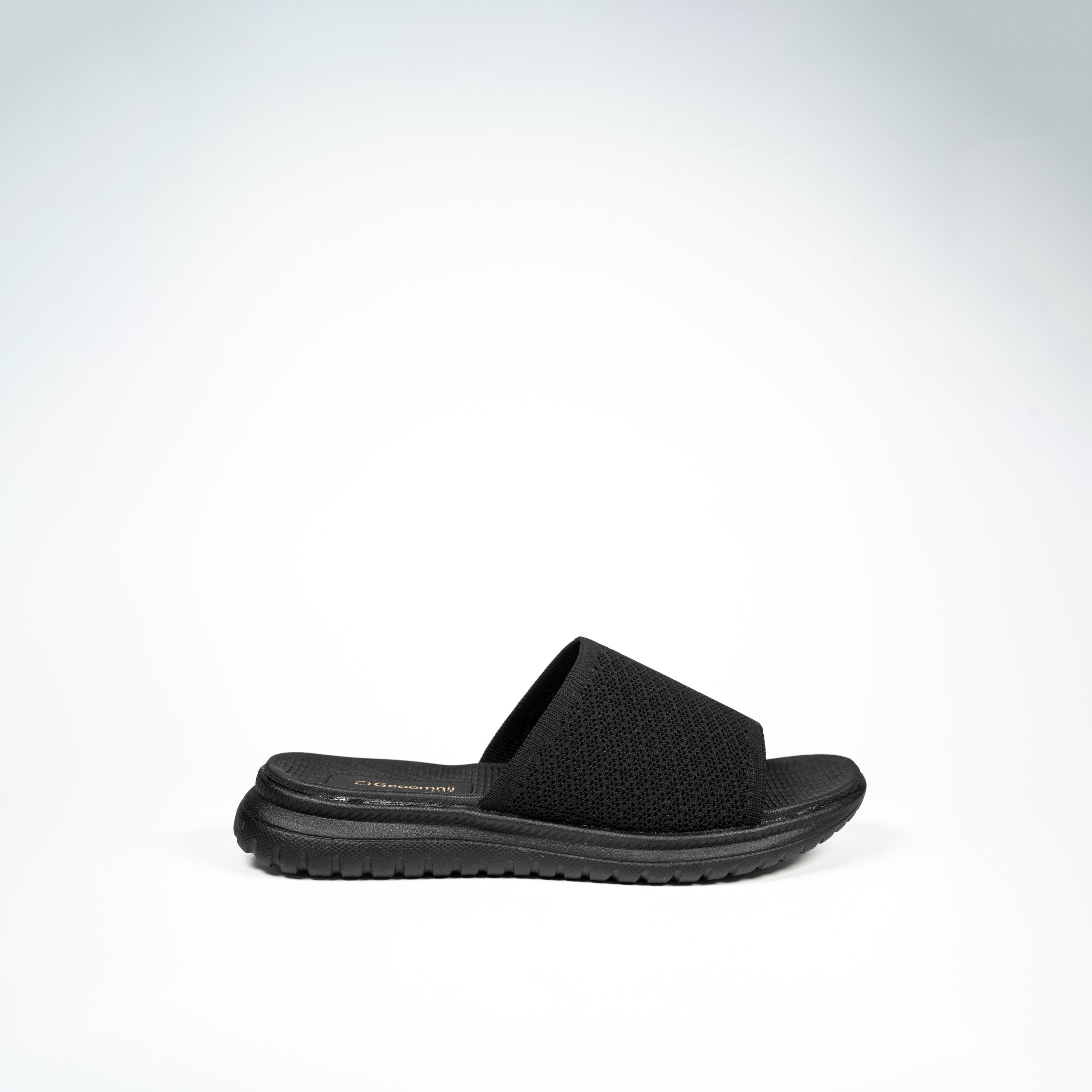 جيومني - صندل كايت سهل الارتداء مسطح للنساء | KK253-2-BLACK-women-shoes-sandals-flats-image-4