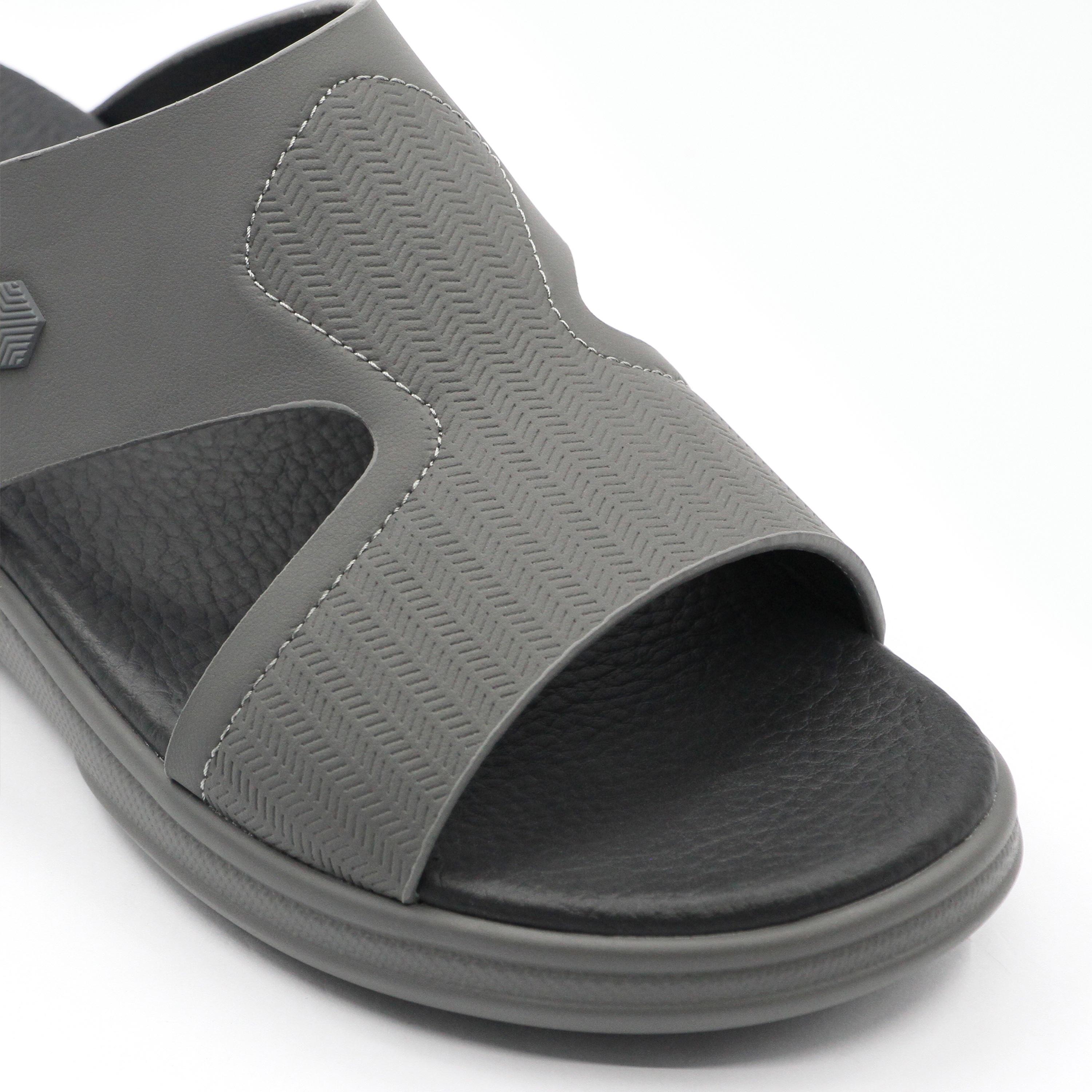 جيومني - صندل أوسكار سهل الارتداء للرجال | KM-014-GREY-men-shoes-sandals-image-2