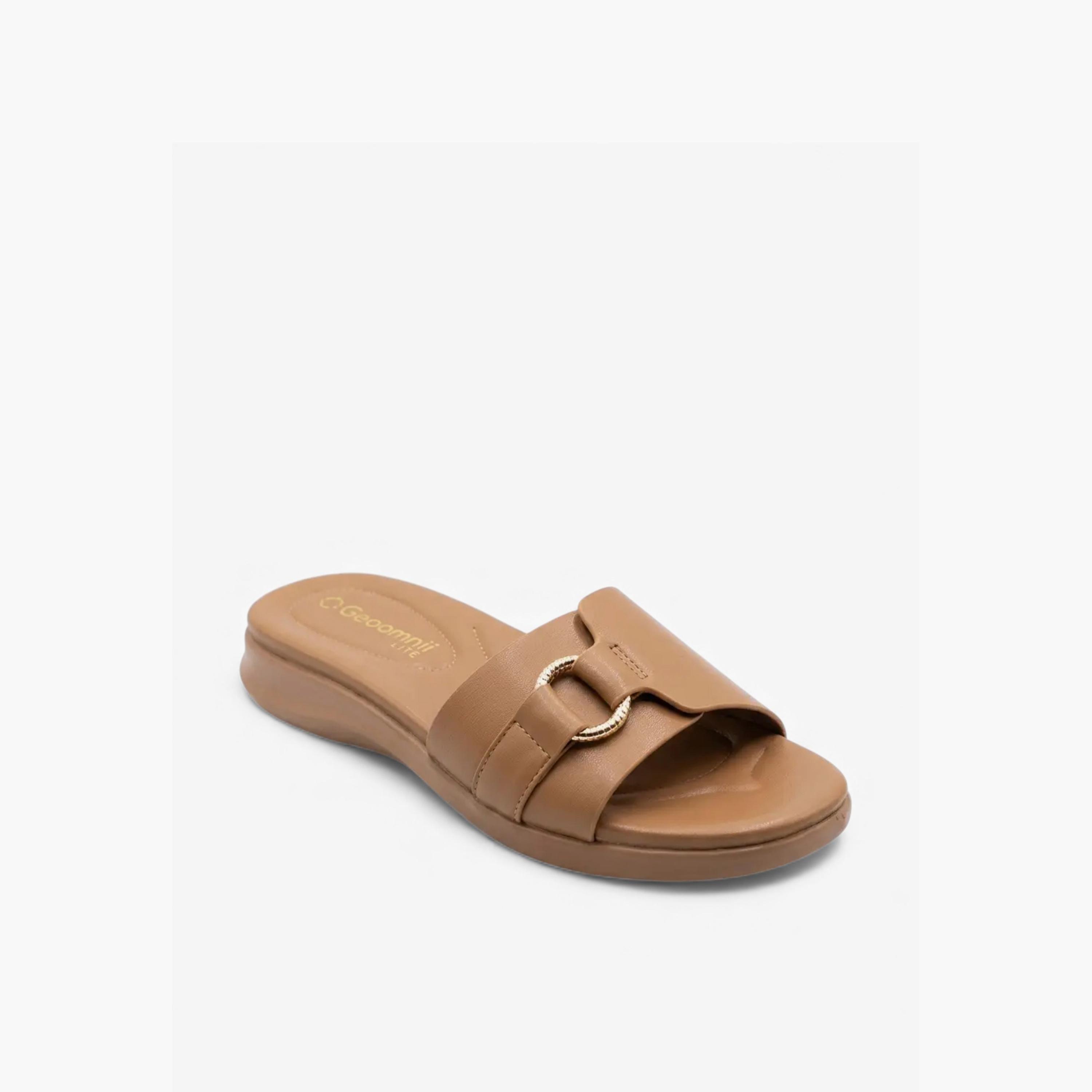 Geoomnii Women's Slip-On Sealmea Flatform Slide Sandals | KN2542-1-TAN-women-shoes-sandals-flats-image-1