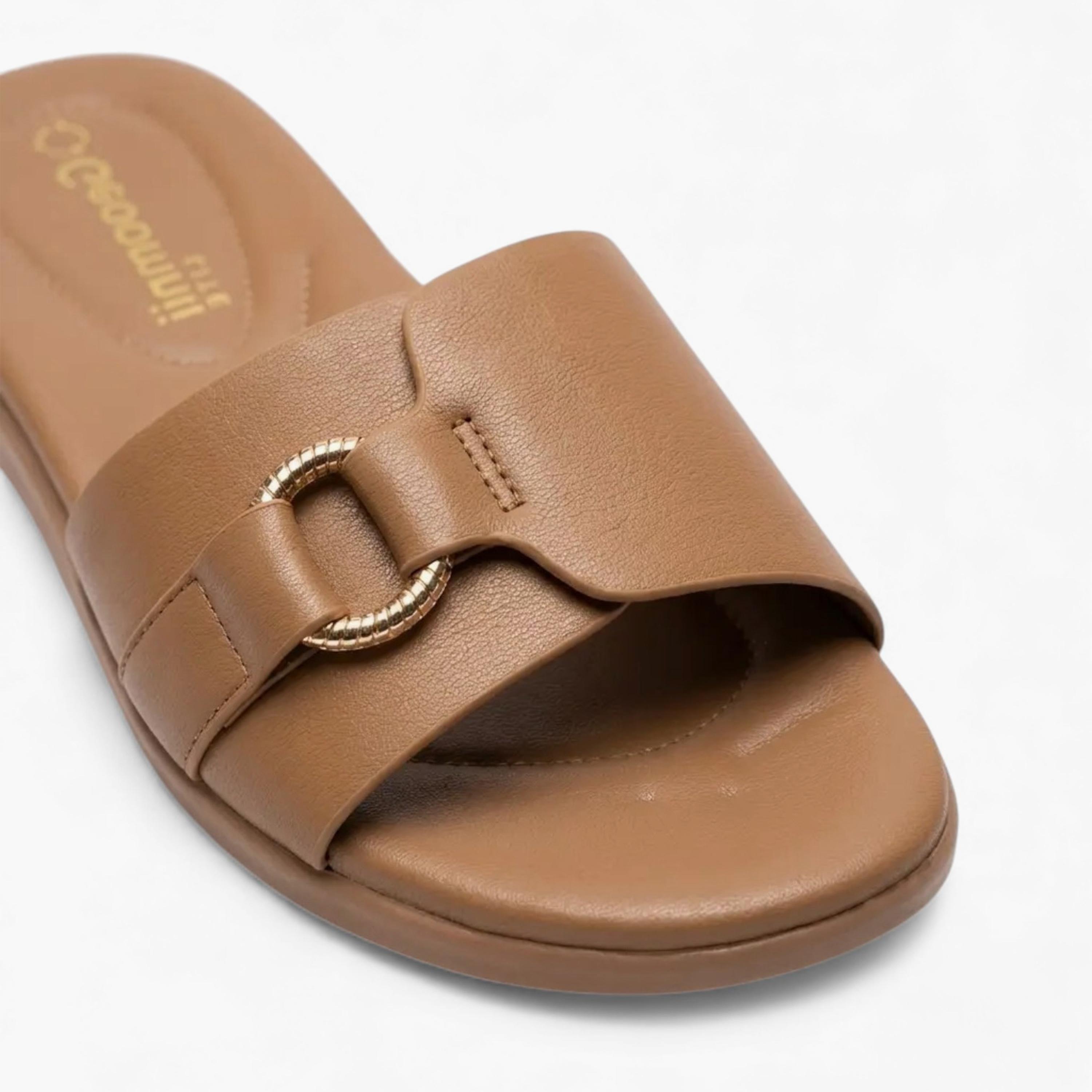 Geoomnii Women's Slip-On Sealmea Flatform Slide Sandals | KN2542-1-TAN-women-shoes-sandals-flats-image-2