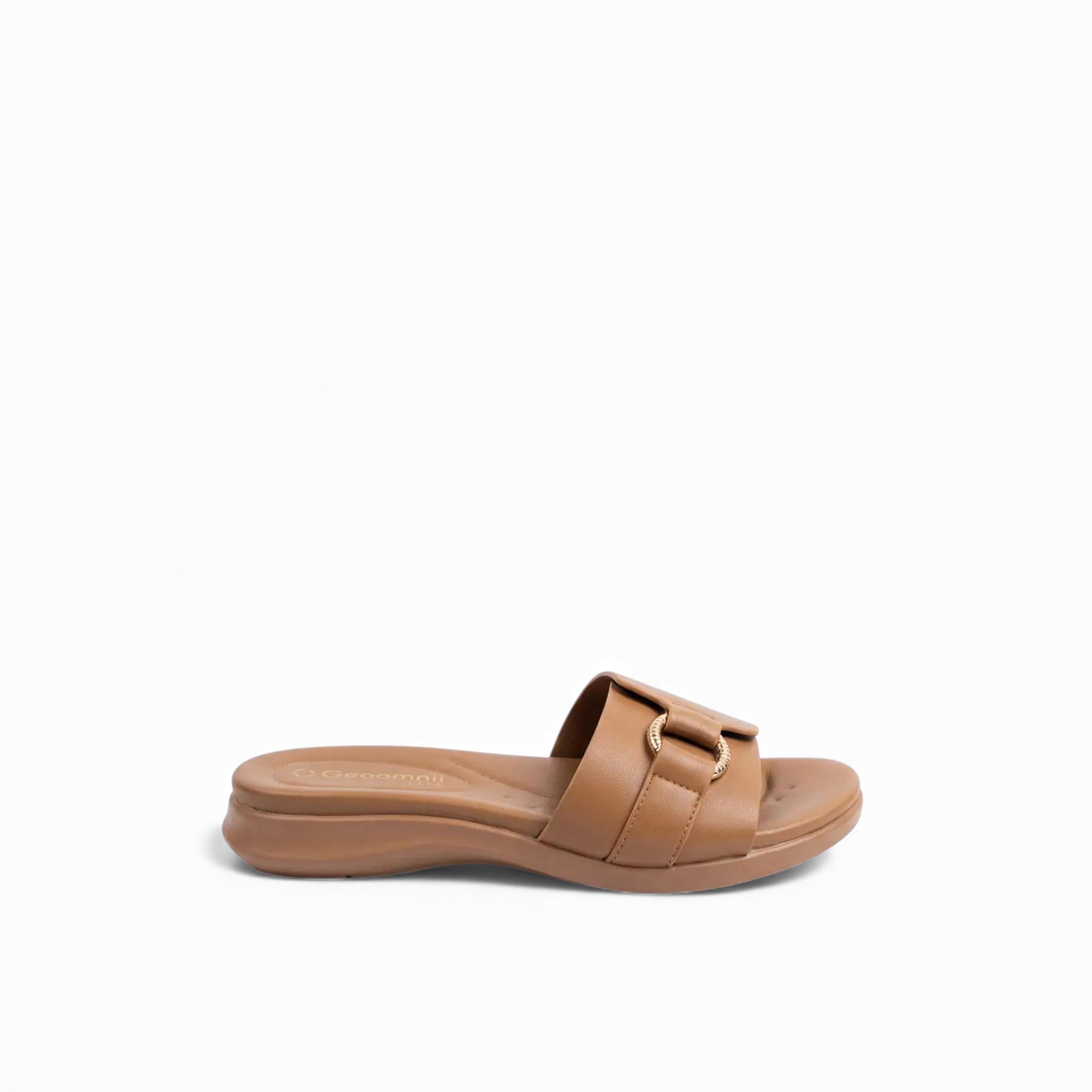 Geoomnii Women's Slip-On Sealmea Flatform Slide Sandals | KN2542-1-TAN-women-shoes-sandals-flats-image-4
