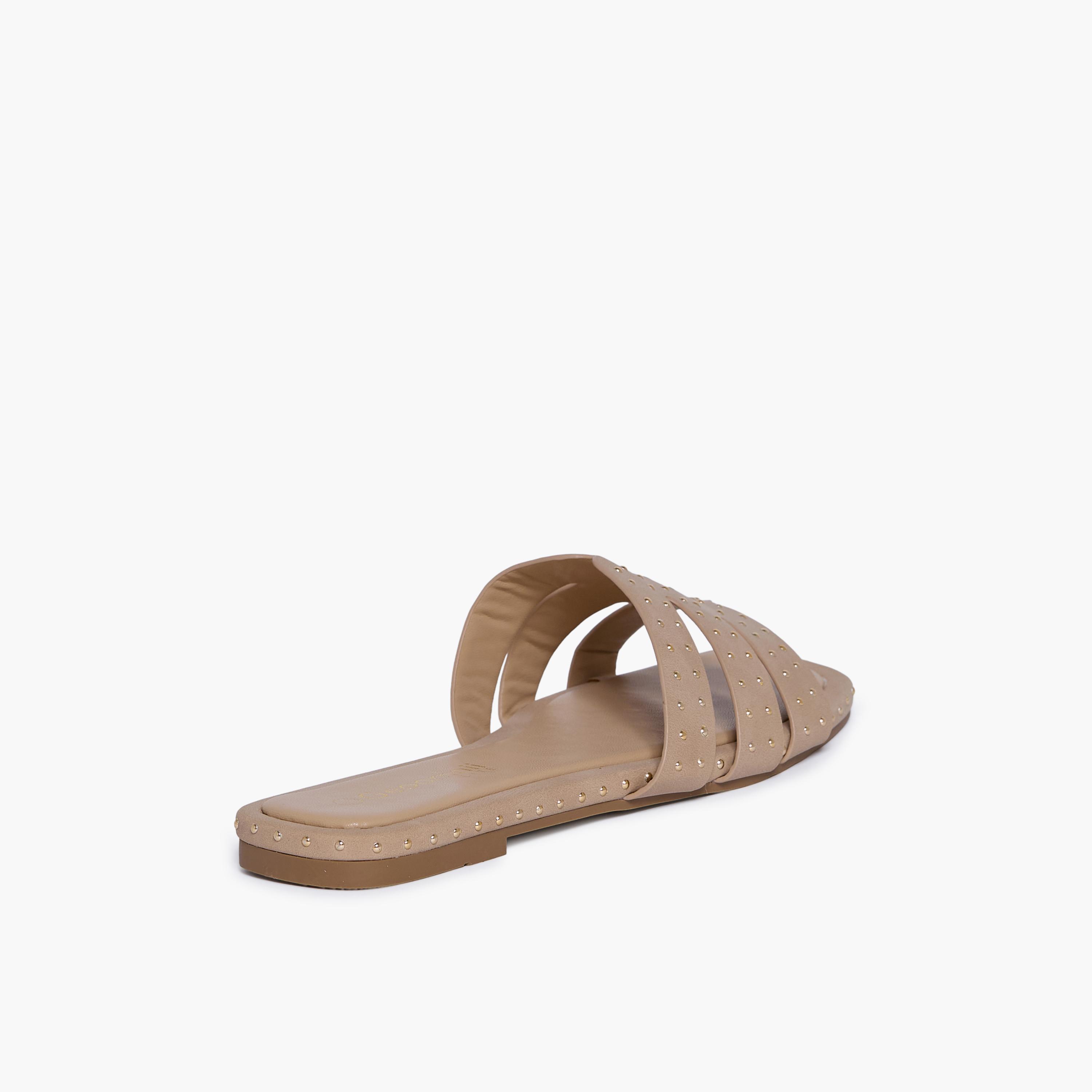 جيومني - صندل إيليكسيا سهل الارتداء للنساء | KN2544-6-BEIGE-women-shoes-sandals-flats-image-5