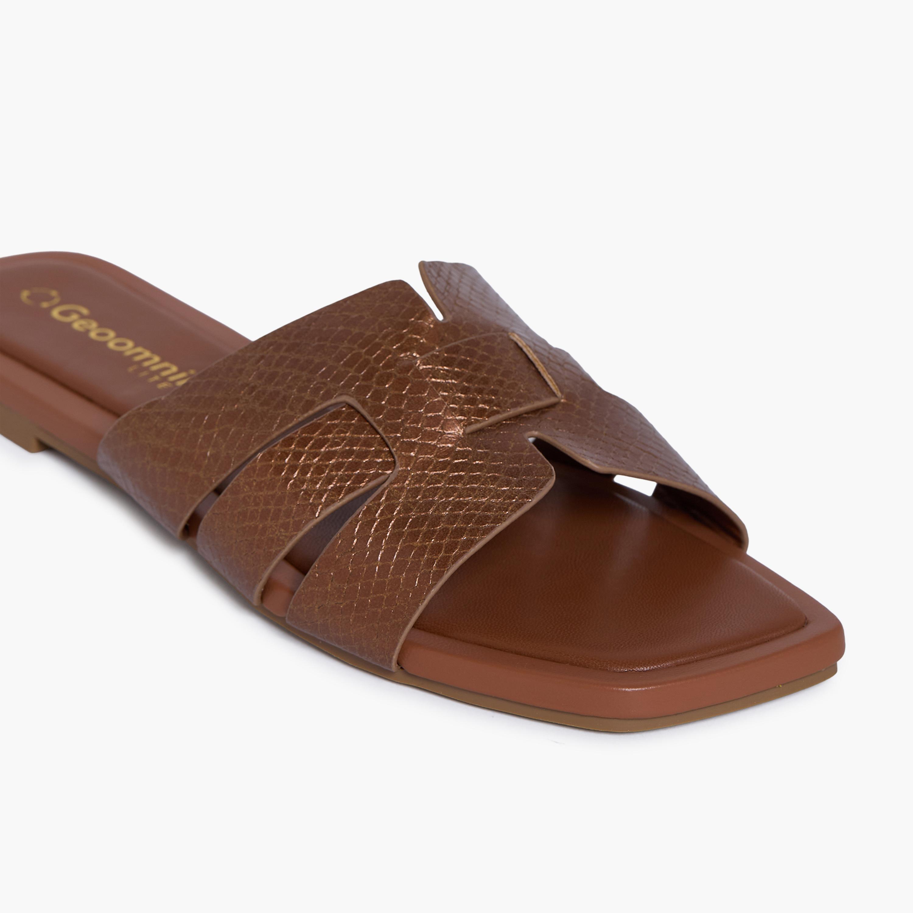 Geoomnii Women's Slip-On Eliese Flat Slide Sandals | KN2544-8-TAN-women-shoes-sandals-flats-image-2