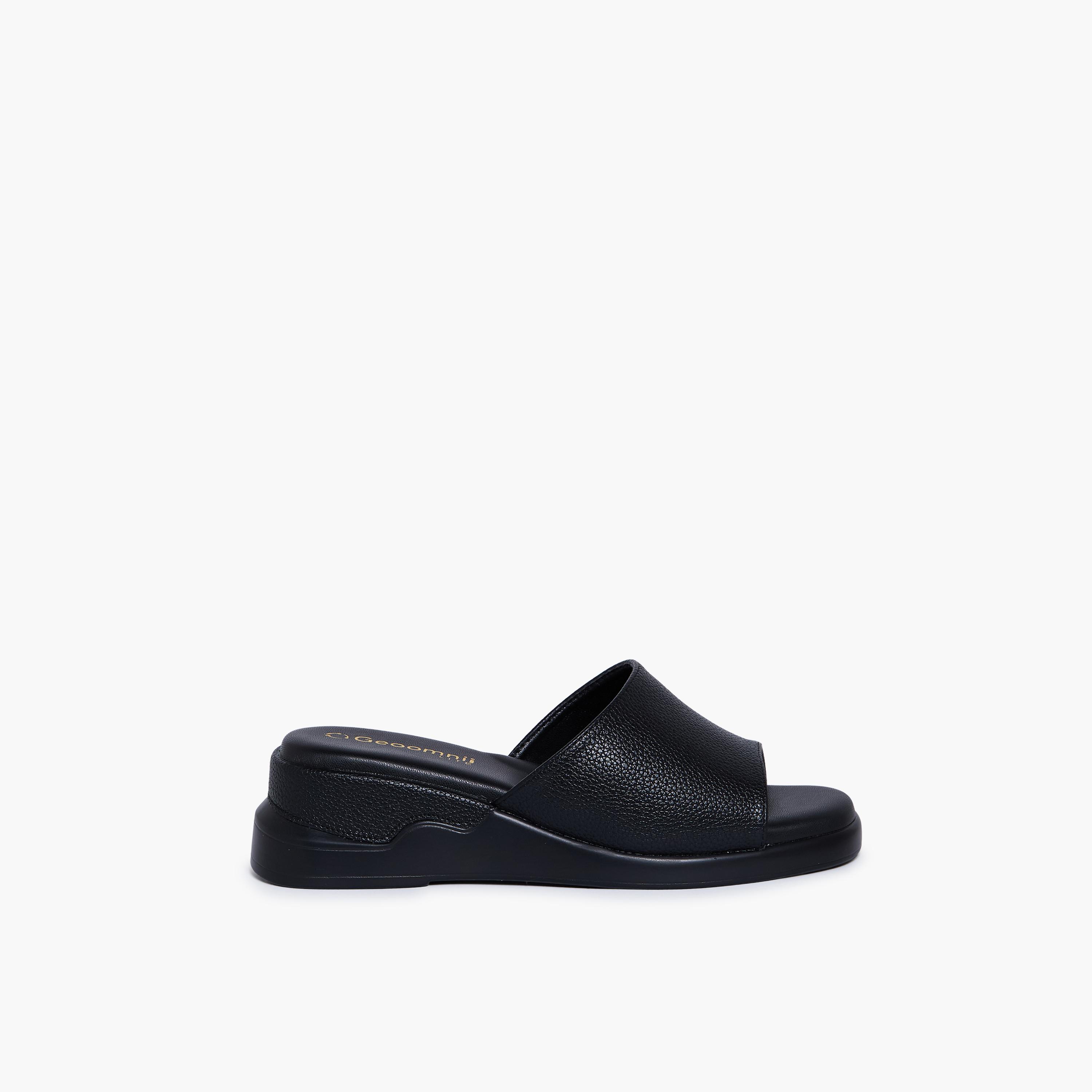 جيومني - صندل ديل سهل الارتداء بكعب إسفيني للنساء | KN2610-1-BLACK-women-shoes-sandals-heeled-image-4