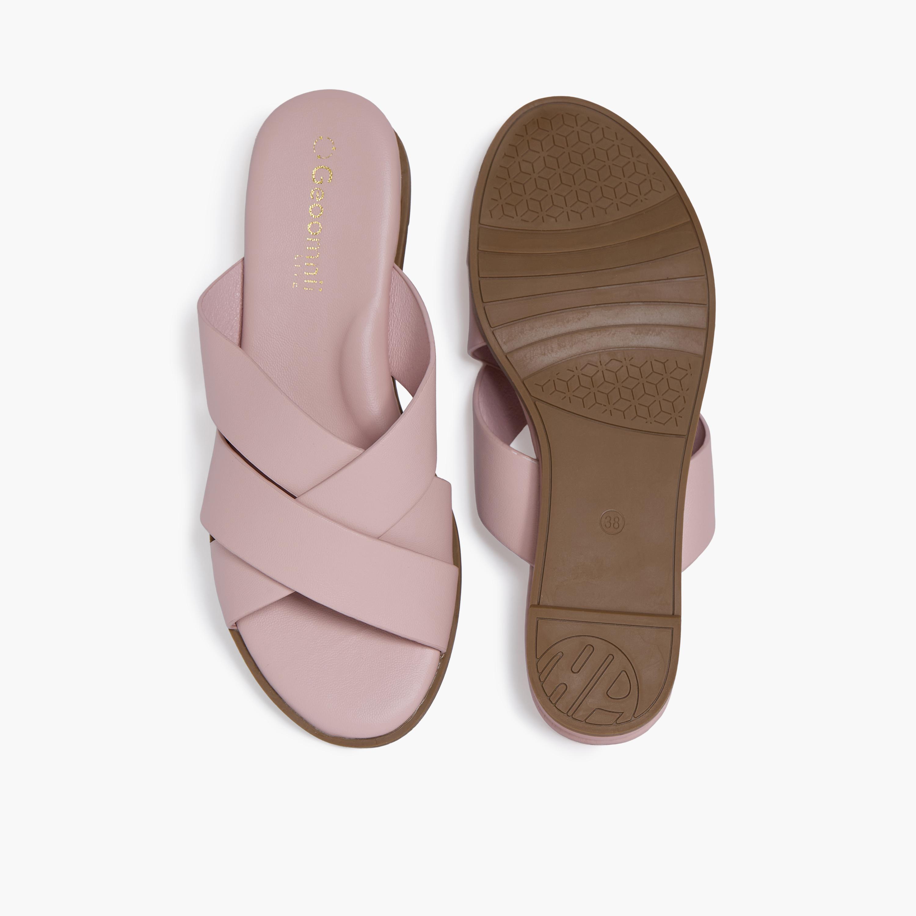 جيومني - صندل فيليري سهل الارتداء بكعب إسفيني للنساء | KN2620-1-DSTPINK-women-shoes-sandals-heeled-image-3