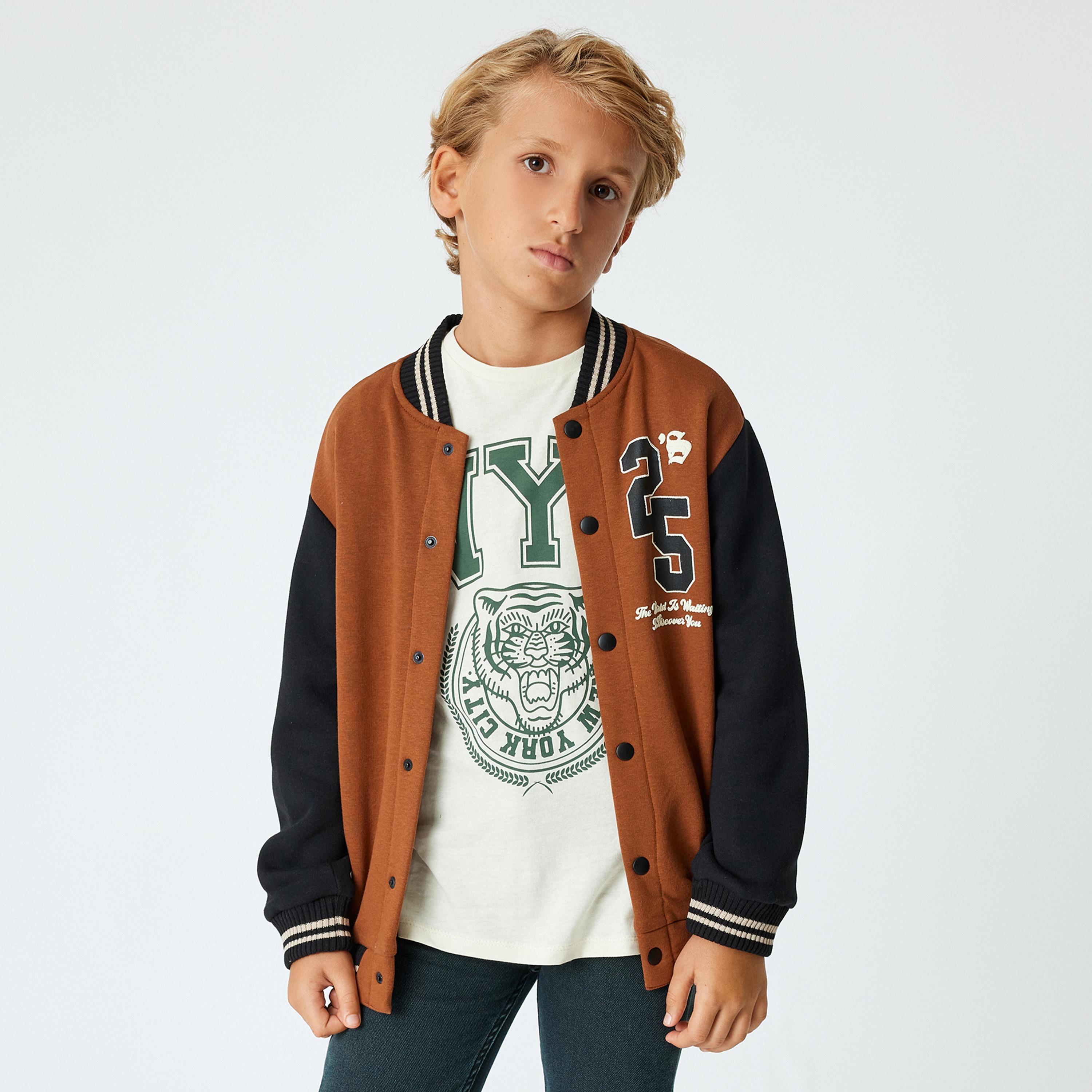 جاكيت بياقة مندرين وأكمام طويلة، مطبوع من كوتون-boys-clothing-jacketsandcoats-image-1
