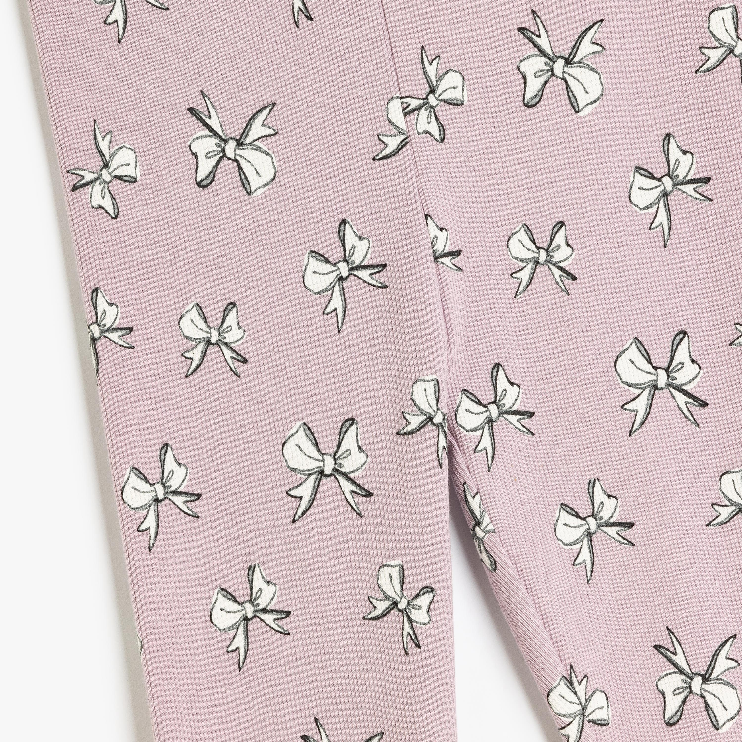 Koton Printed Elasticated Leggings-girls-clothing-bottoms-leggings-image-3