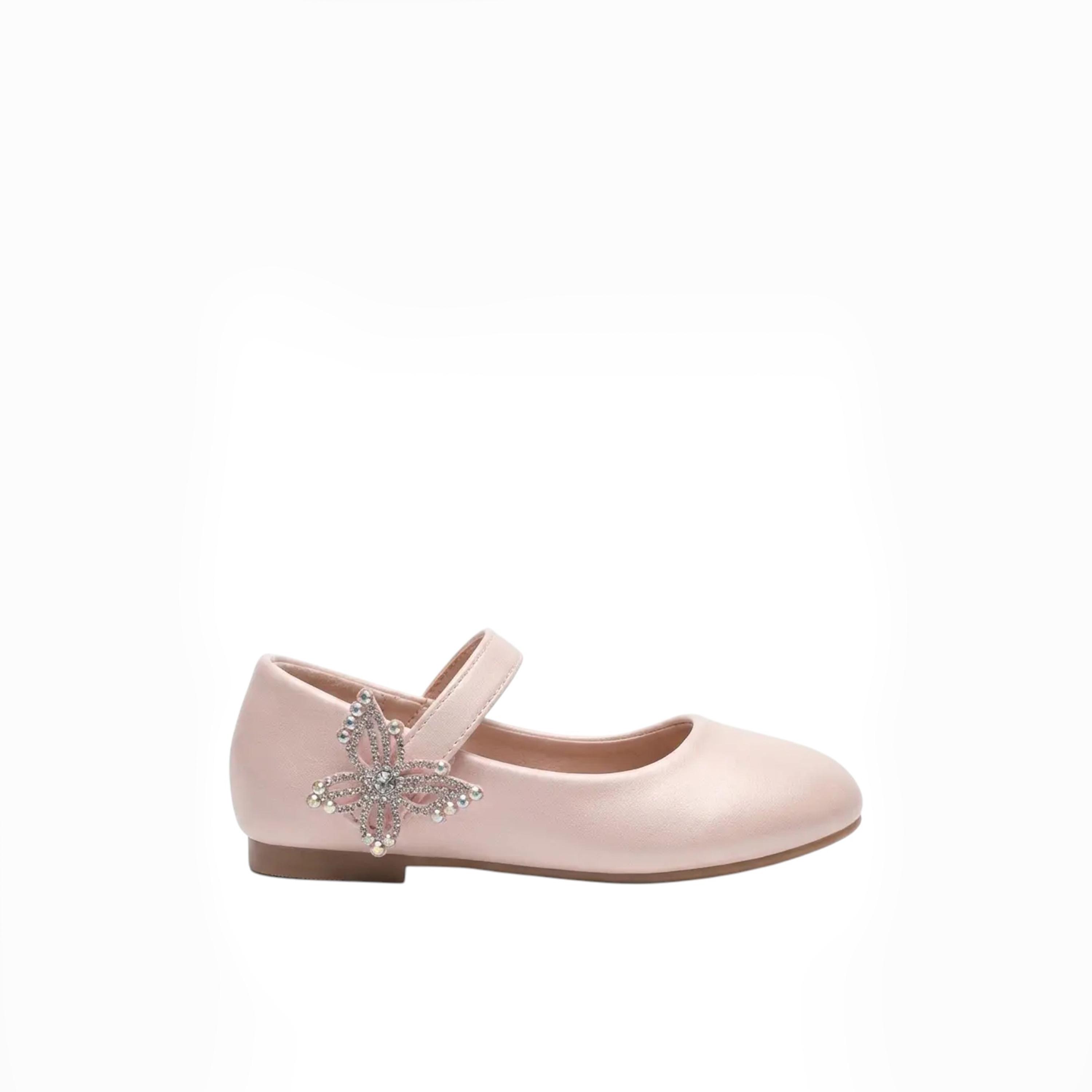 جيومني - حذاء ماري جين تينا مشبك وحلقة للبنات | KS9050-PINK-girls-shoes-ballerinas-image-4