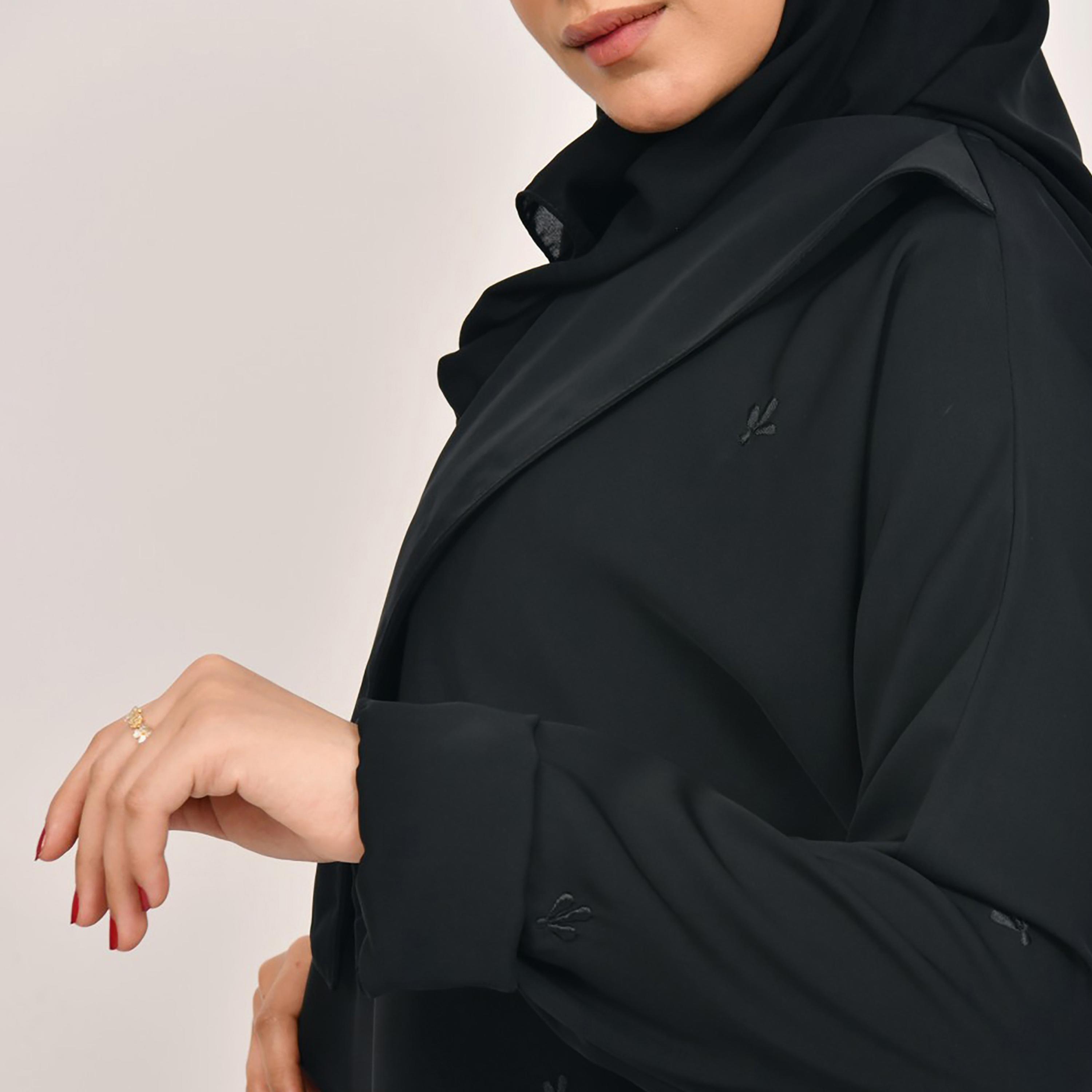 Lamha Embroidered Abaya with Hijab-women-arabicclothing-abayas-image-3