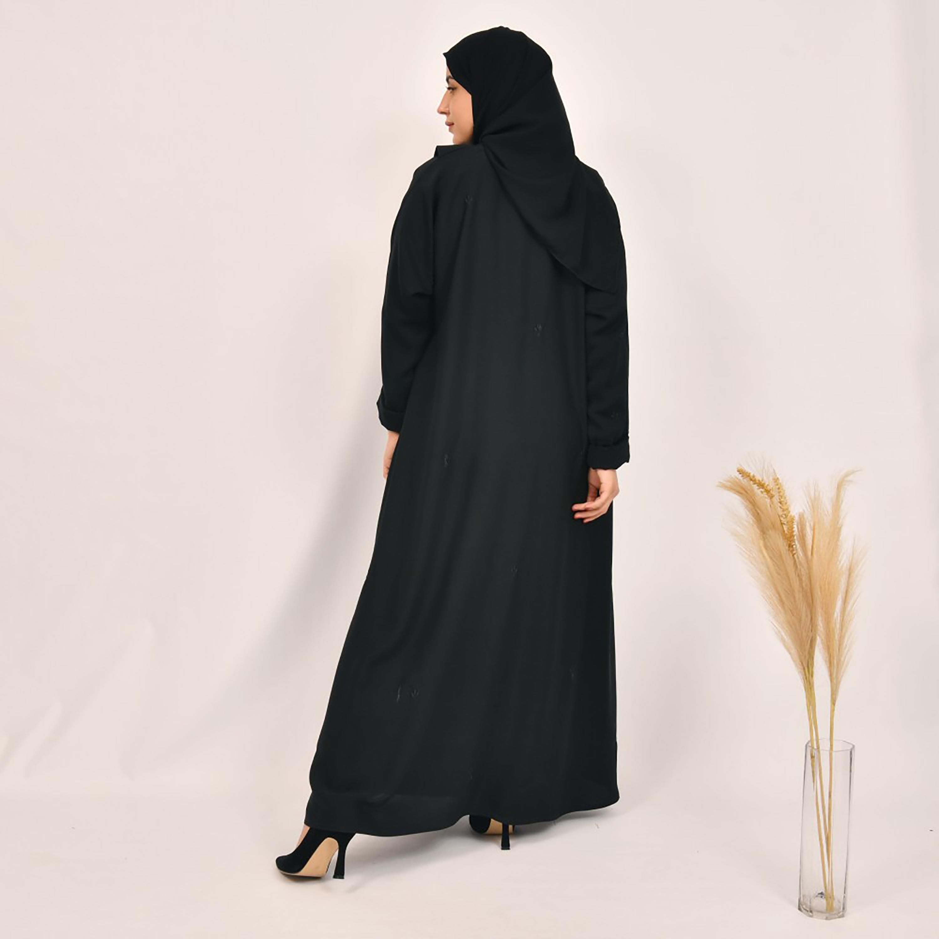 Lamha Embroidered Abaya with Hijab-women-arabicclothing-abayas-image-5