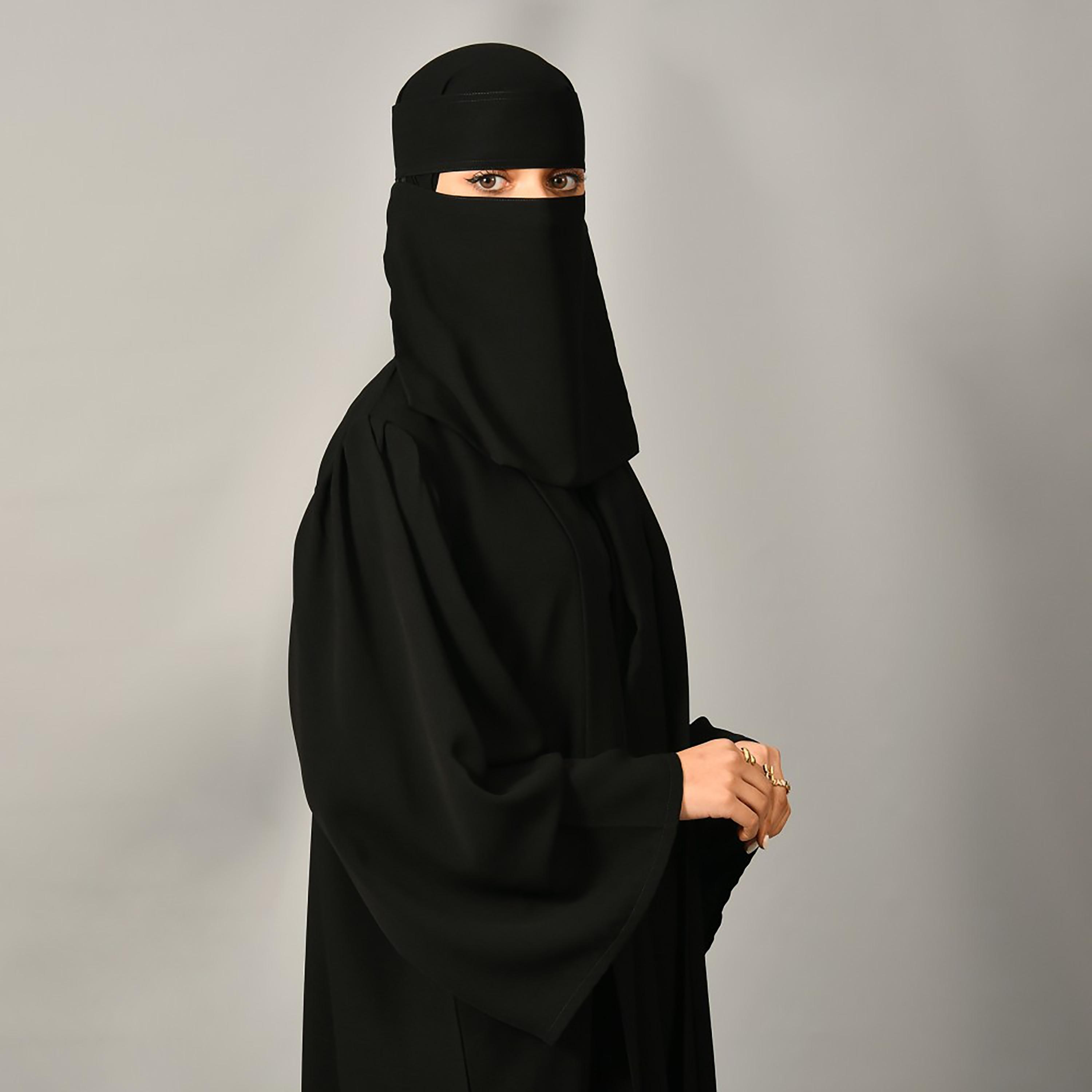 Lamha Plain Abaya with Hijab-women-arabicclothing-abayas-image-3