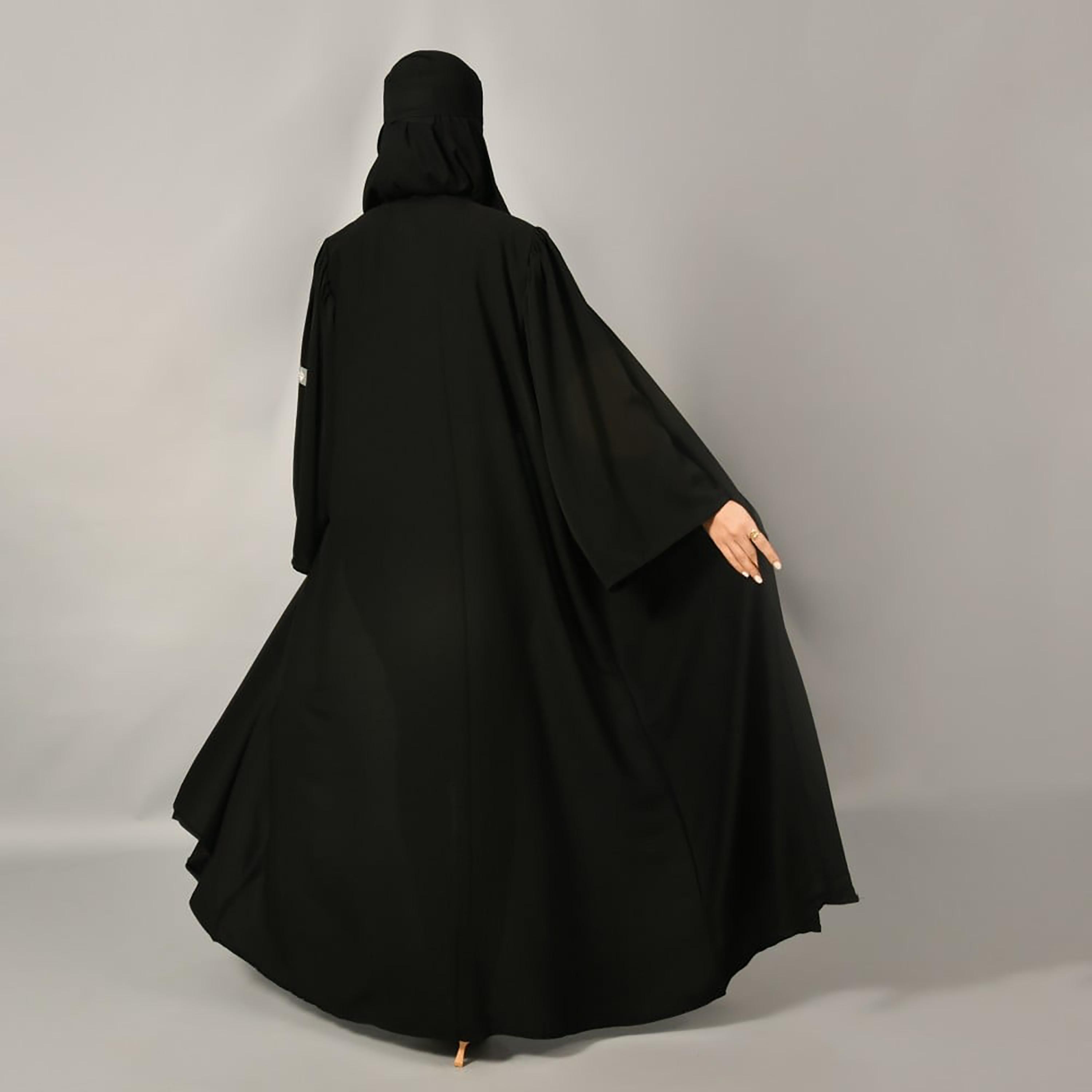 Lamha Plain Abaya with Hijab-women-arabicclothing-abayas-image-4