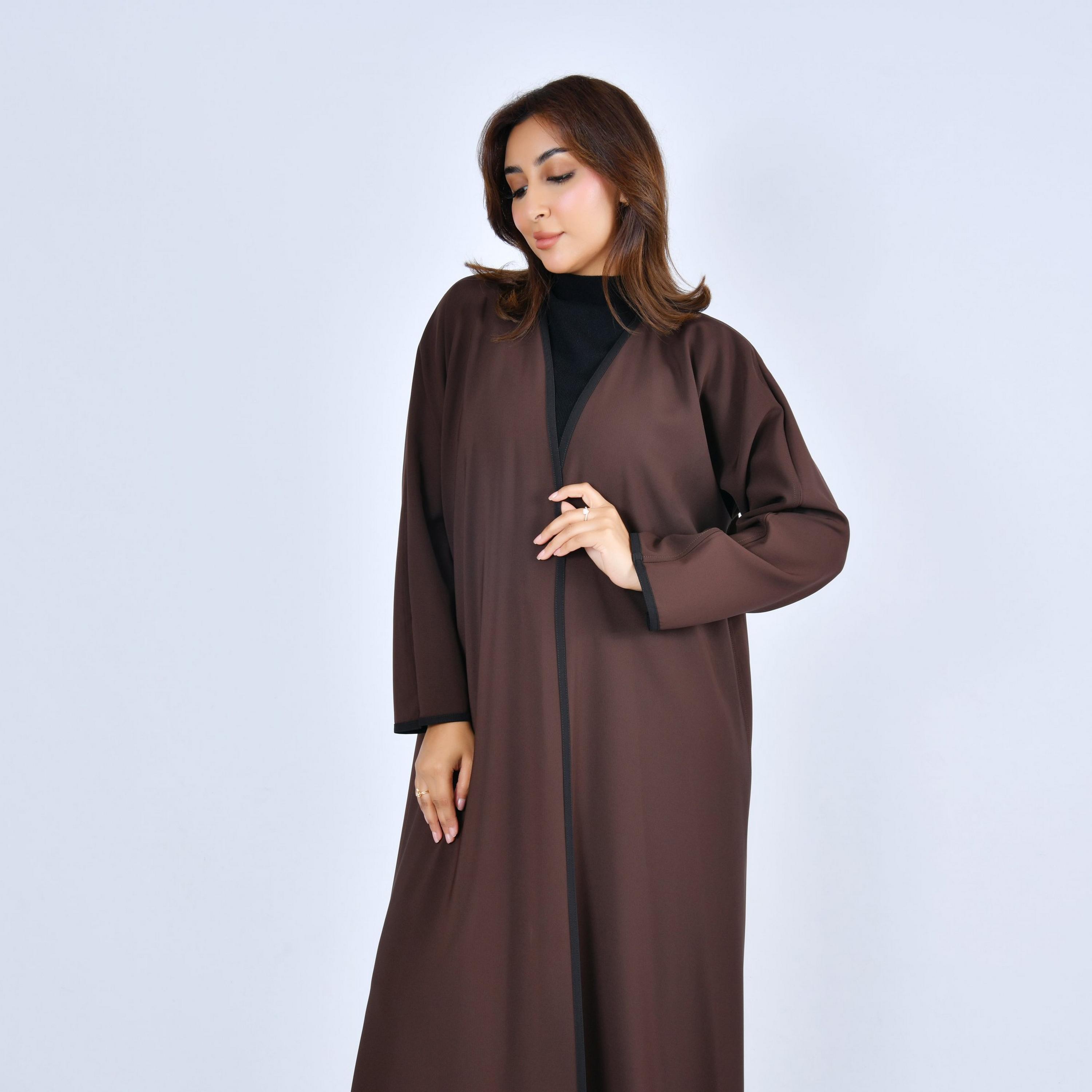 Lamha Multicolored Linen Women's Dual Face Abaya-women-arabicclothing-abayas-image-3
