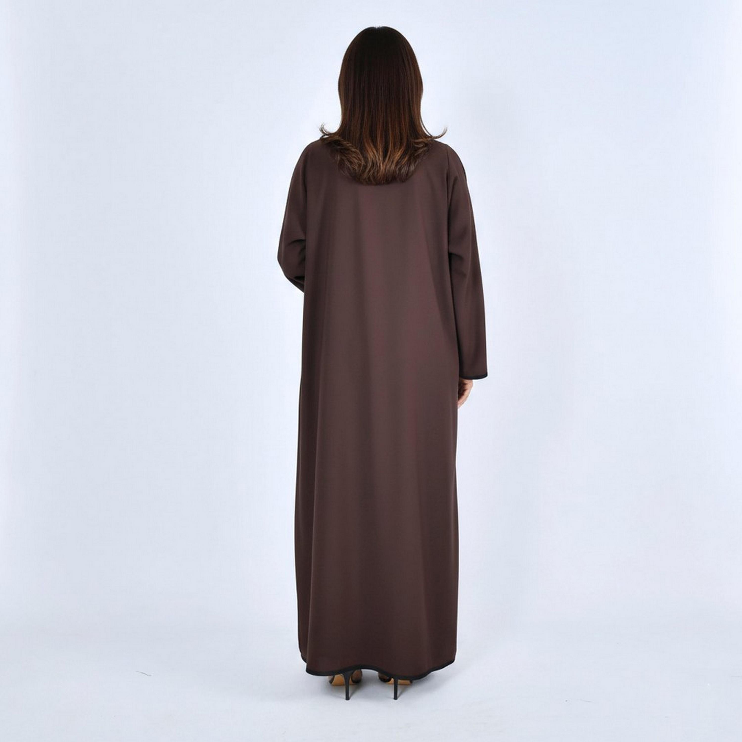 Lamha Multicolored Linen Women's Dual Face Abaya-women-arabicclothing-abayas-image-5