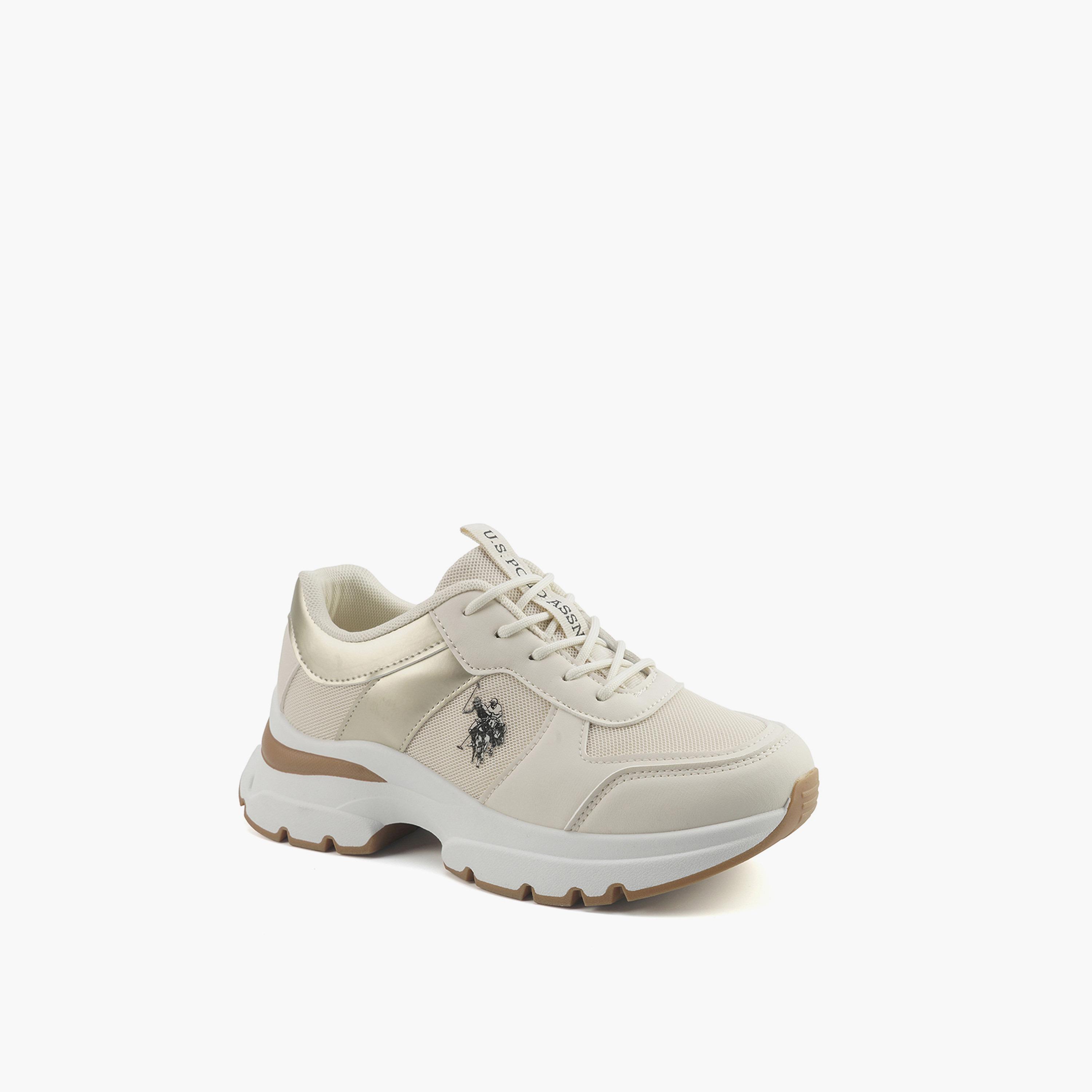 U.S. Polo Assn Women's Lace-Up Low Ankle Sneakers | LARA-GLB-5PR-WOMEN-OD-women-shoes-sneakers-image-1
