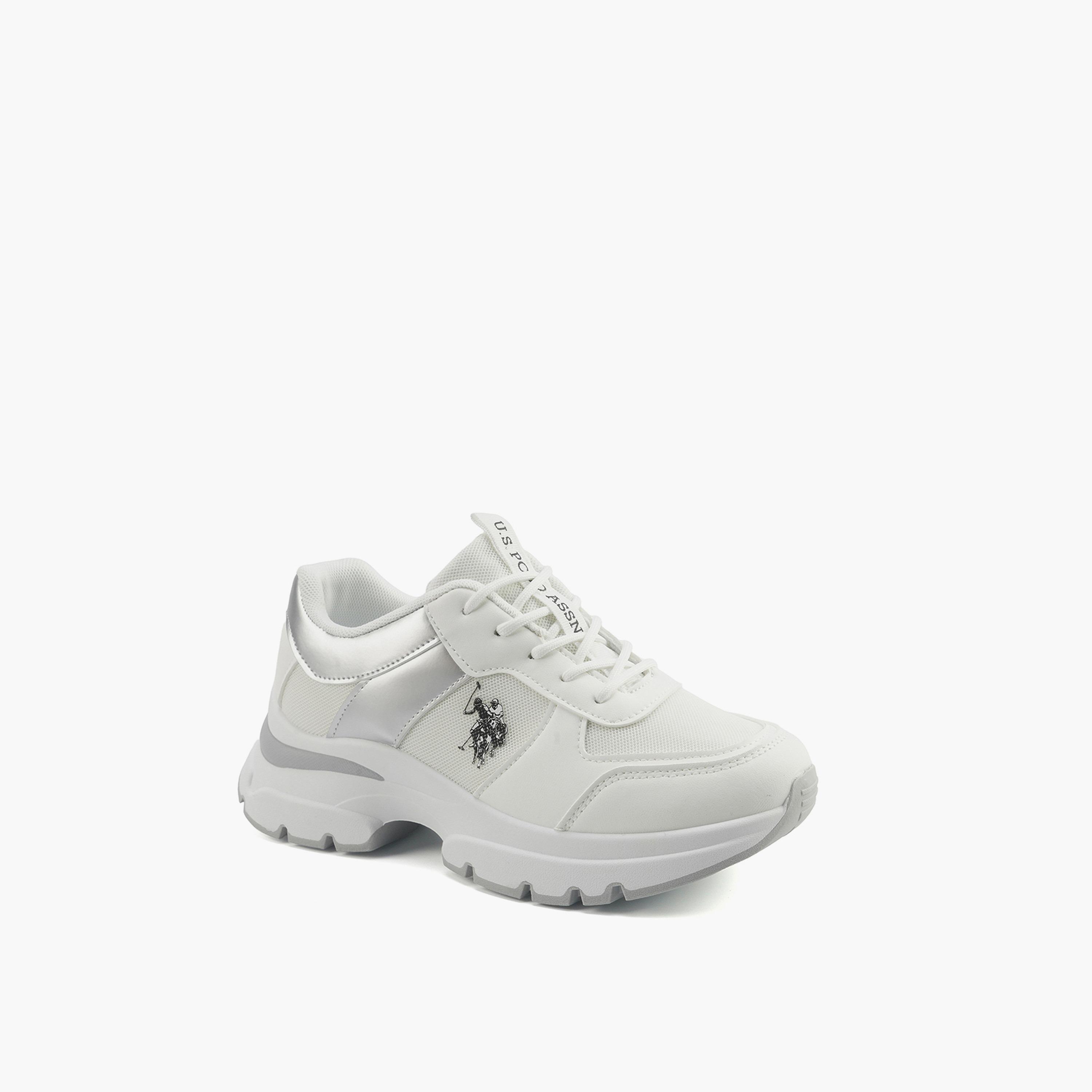U.S. Polo Assn Women's Lace-Up Low Ankle Sneakers | LARA-GLB-5PR-WOMEN-OD-women-shoes-sneakers-image-1