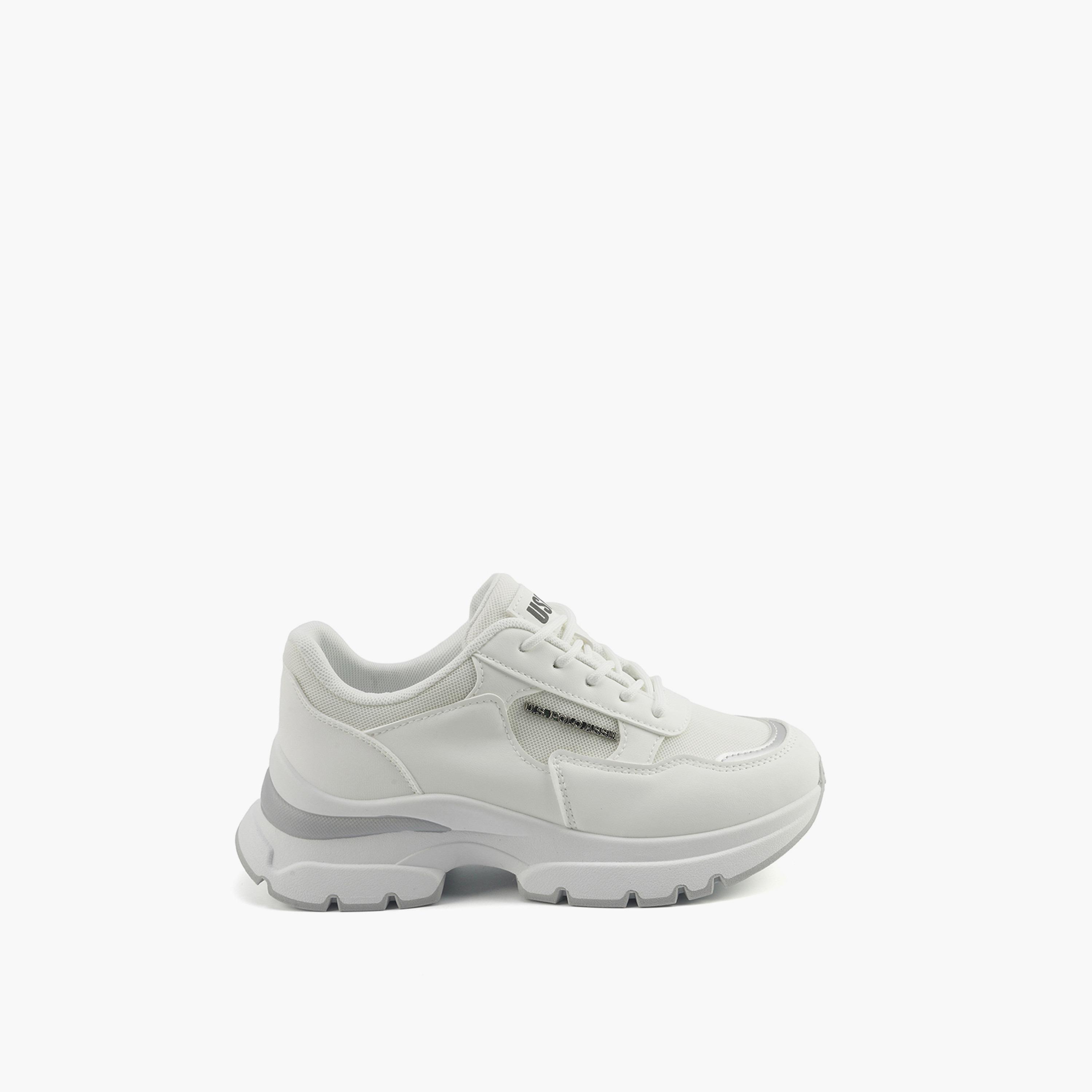 U.S. Polo Assn Women's Lace-Up Low Ankle Sneakers | LARISSA-GLB-5PR-WOMEN-OD-women-shoes-sneakers-image-2
