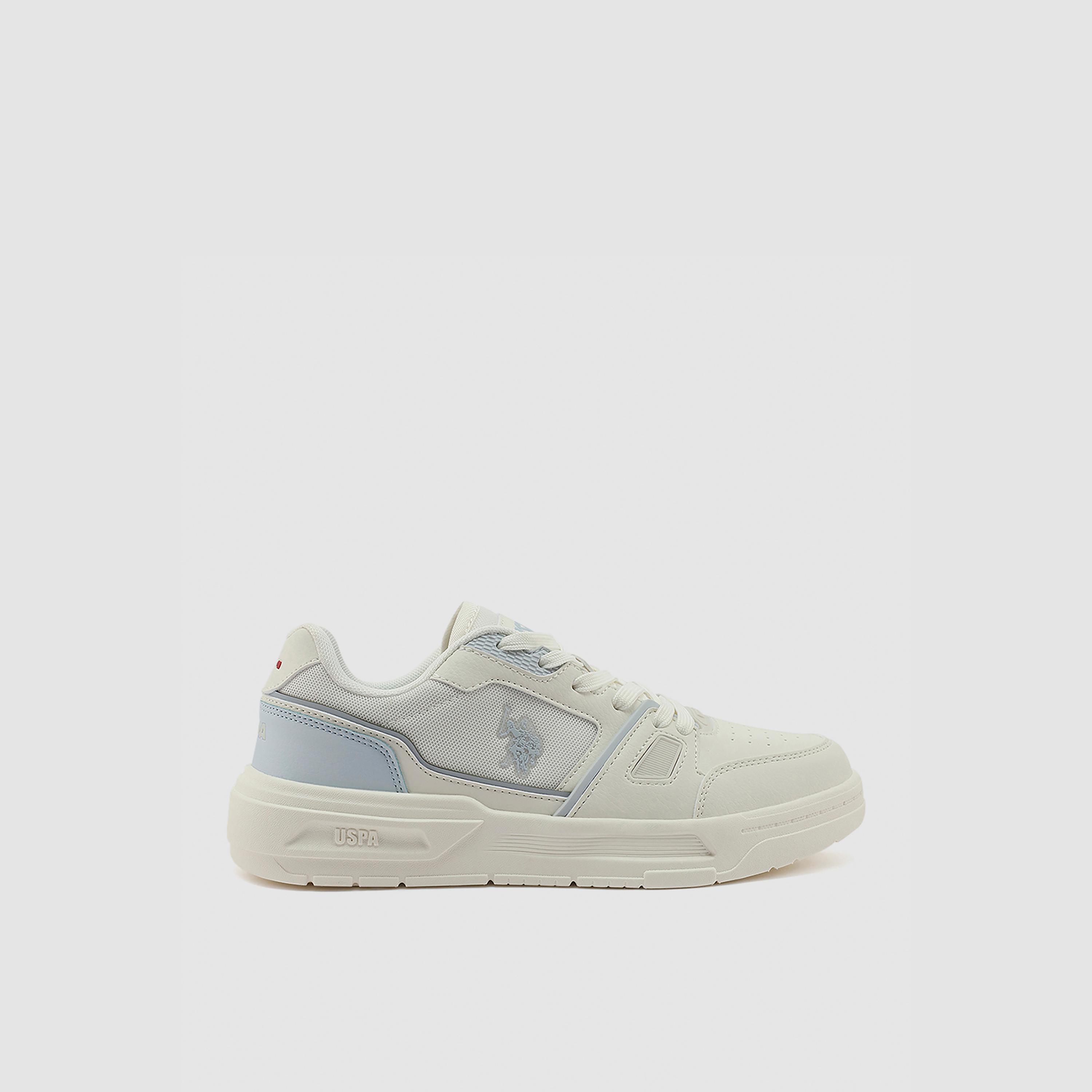 U.S. Polo Assn Women's Lace-Up Flat Low Ankle Sneakers | LAYS-GLB-6FX-women-shoes-sneakers-image-3