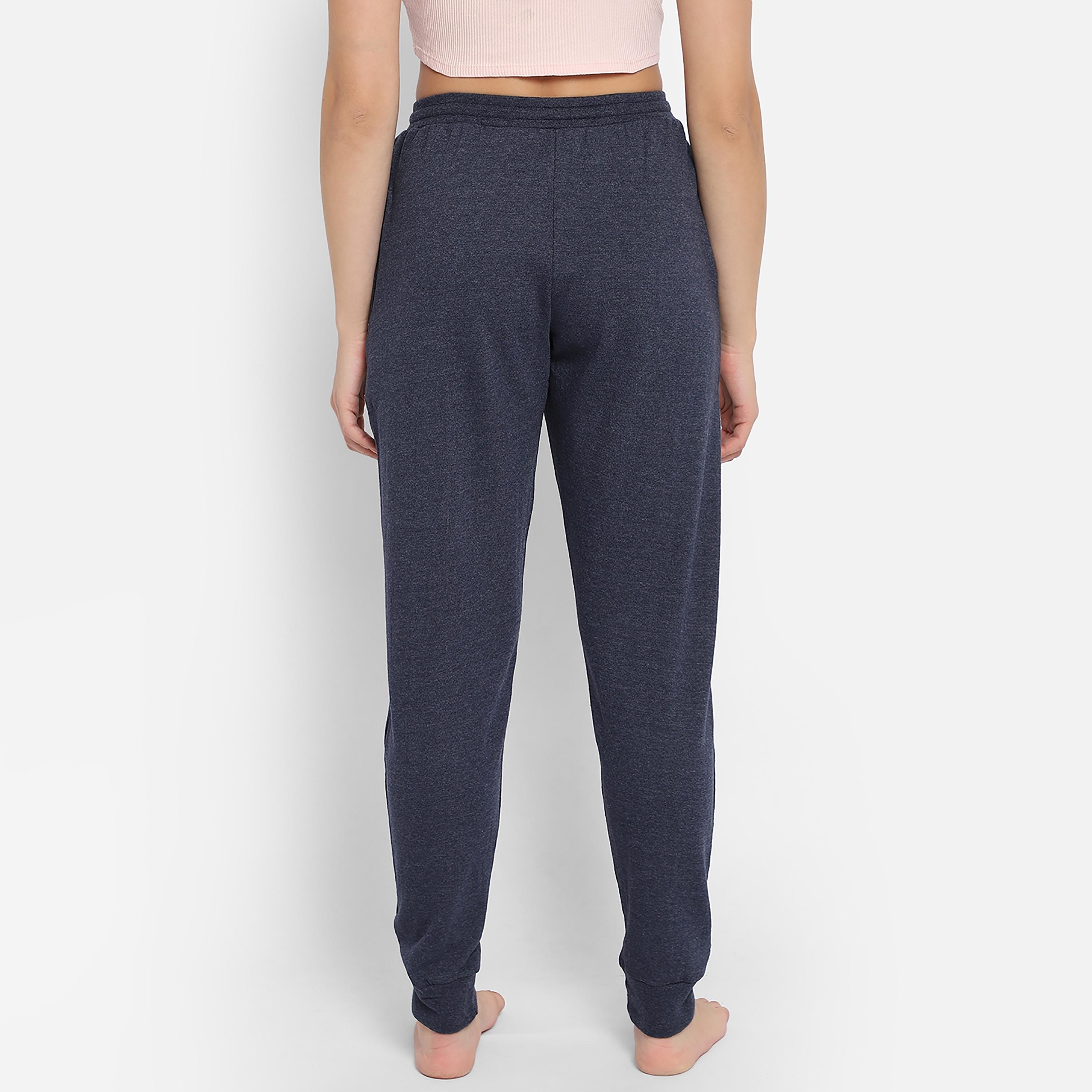 Clovia Solid Drawstring Joggers with Side Pockets-women-clothing-nightwear-pyjamas-bottoms-image-5