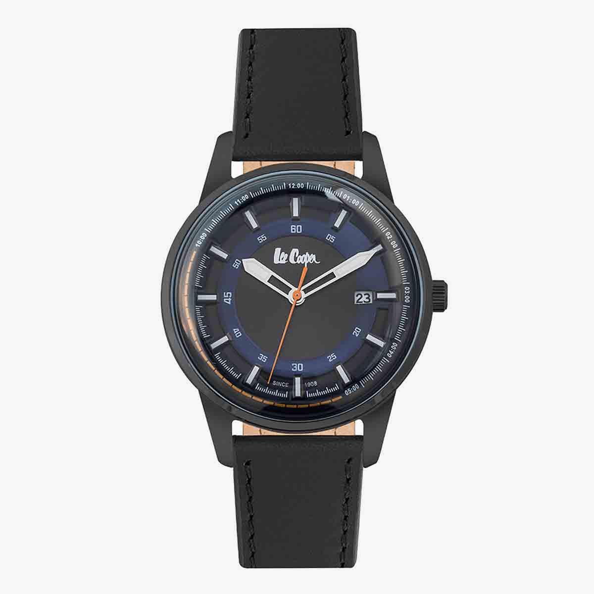 ساعة لي كوبر للرجال متعددة الوظائف بقرص اسود - LC06677.661-men-watchesandjewellery-watches-image-1
